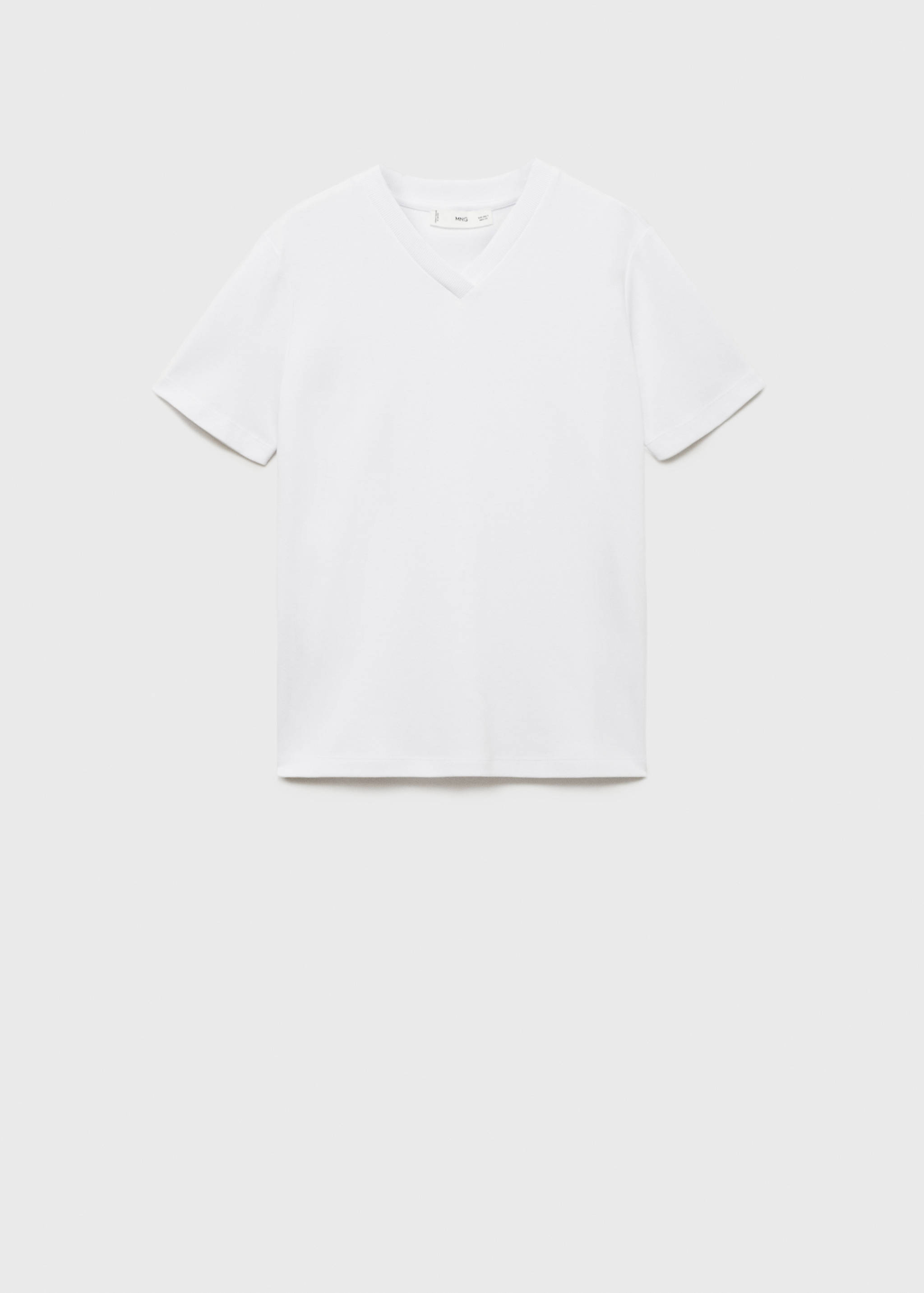 Camiseta algodón cuello pico - Artículo sin modelo