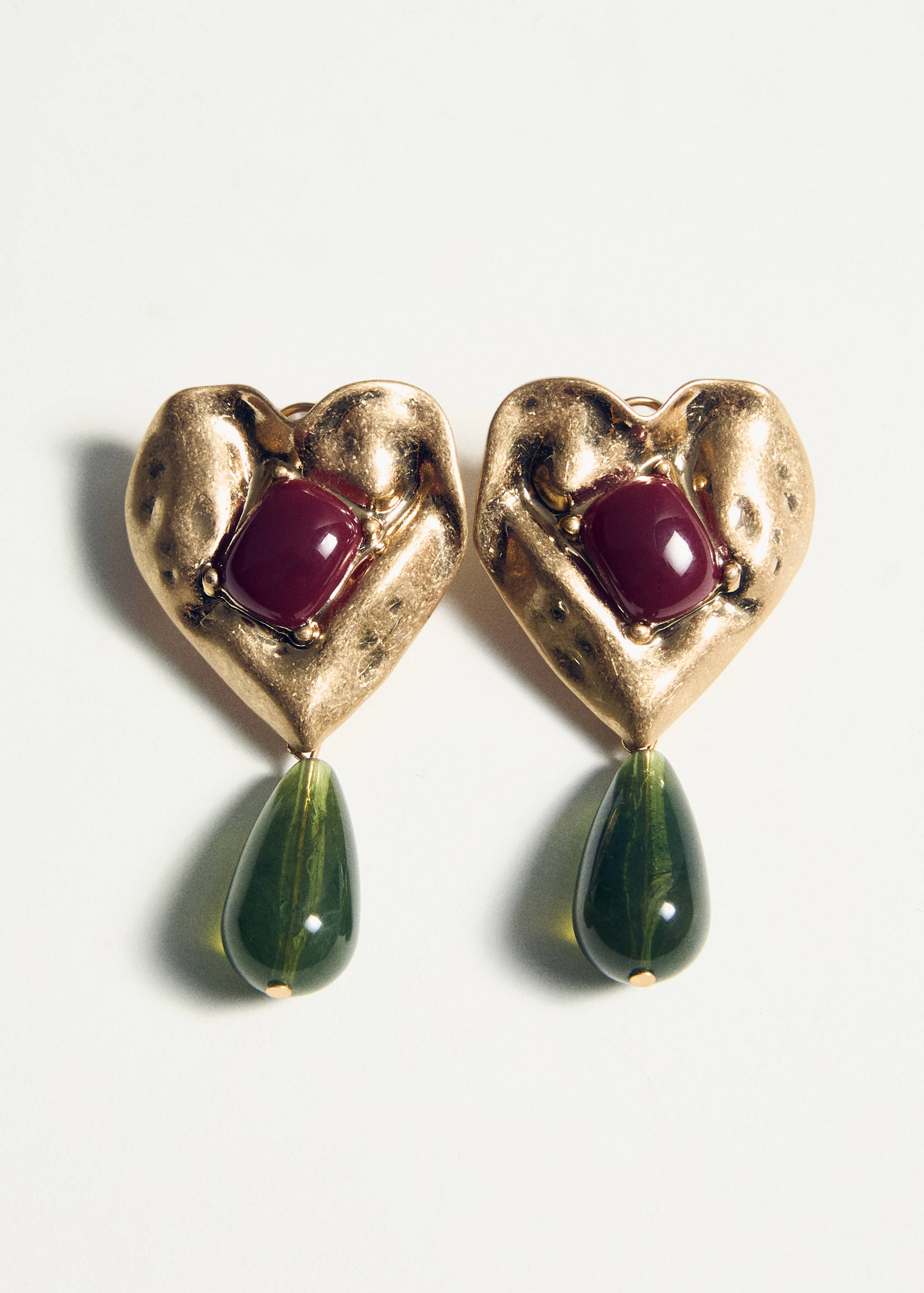 Mixed resin earrings - Details of the article 5