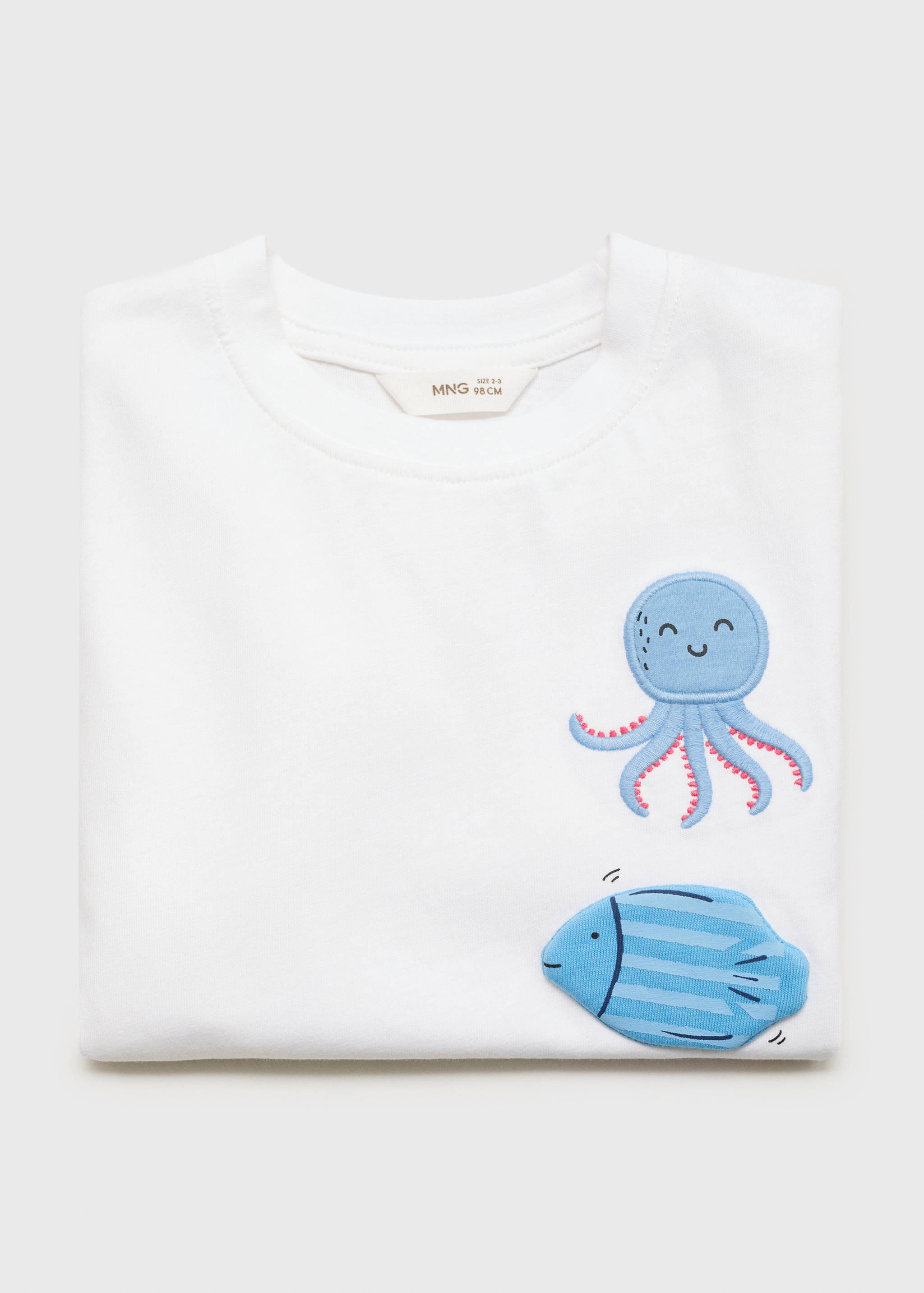 T-shirt motif en relief - Détail de l'article 0