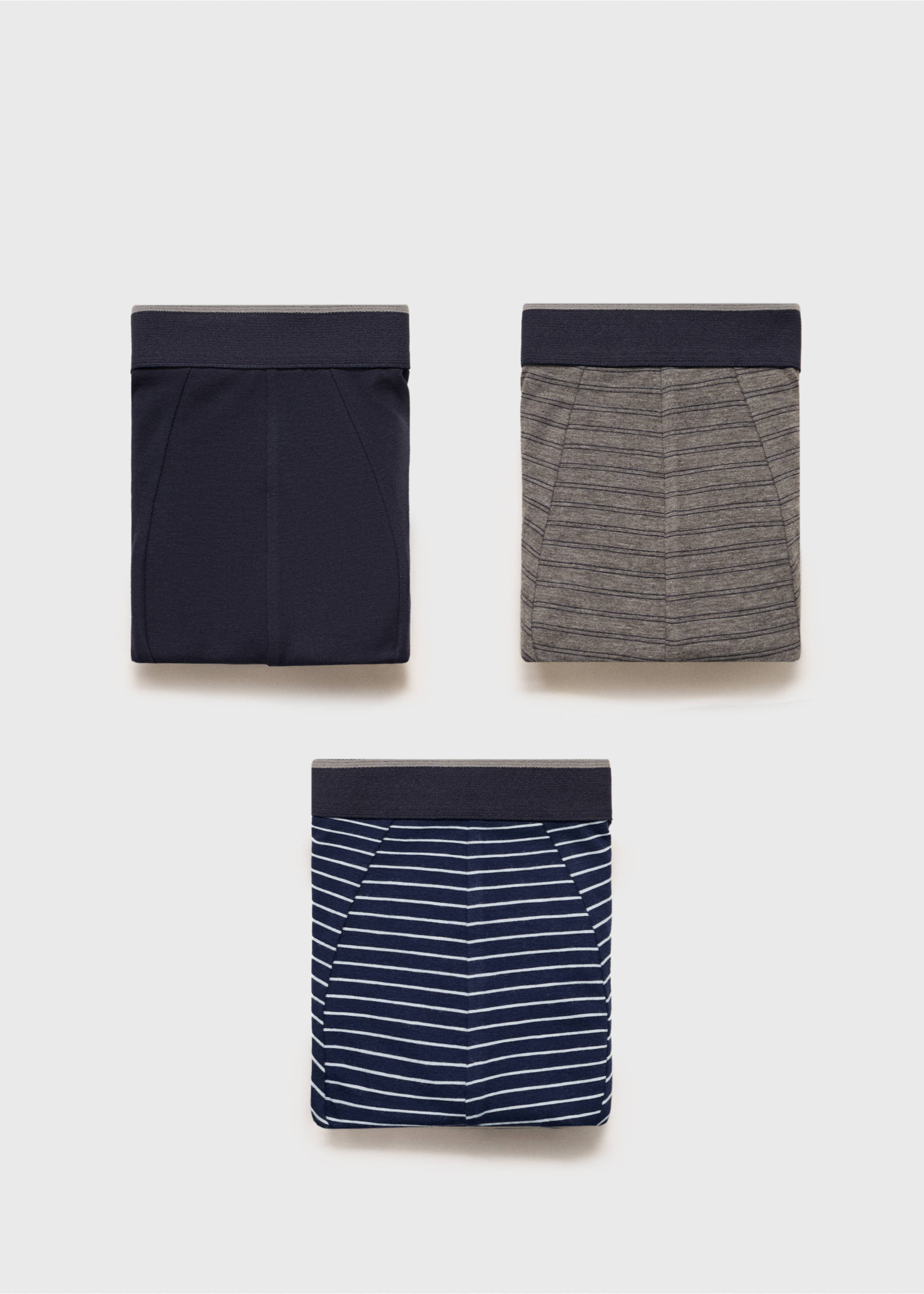 3-pack combined briefs - Article without model, Navy. Ref: 17021207-00.