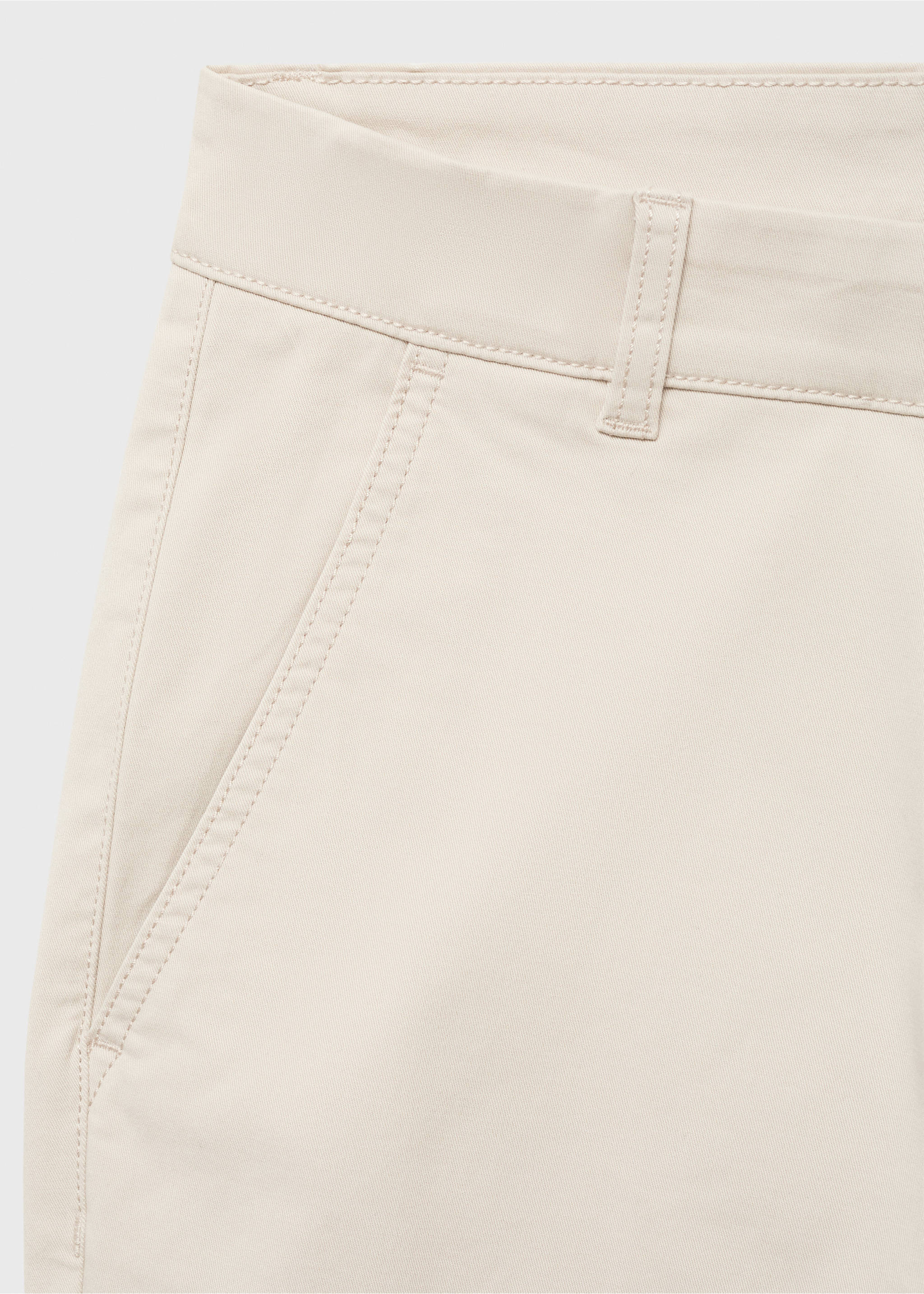 Cotton chinos - Details of the article 0, Ice Grey. Ref: 17021215-00.