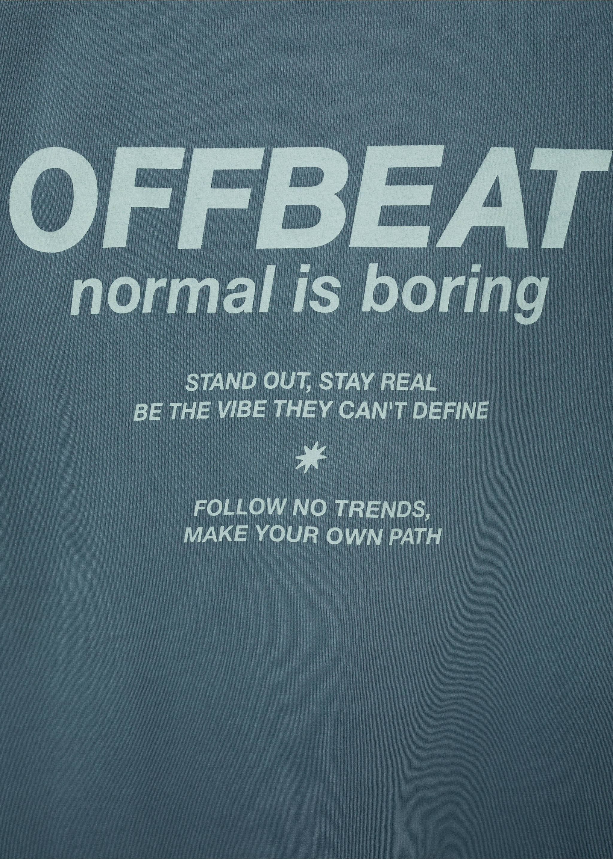 Printed cotton-blend T-shirt - Details of the article 8, Night Blue. Ref: 17021216-00.