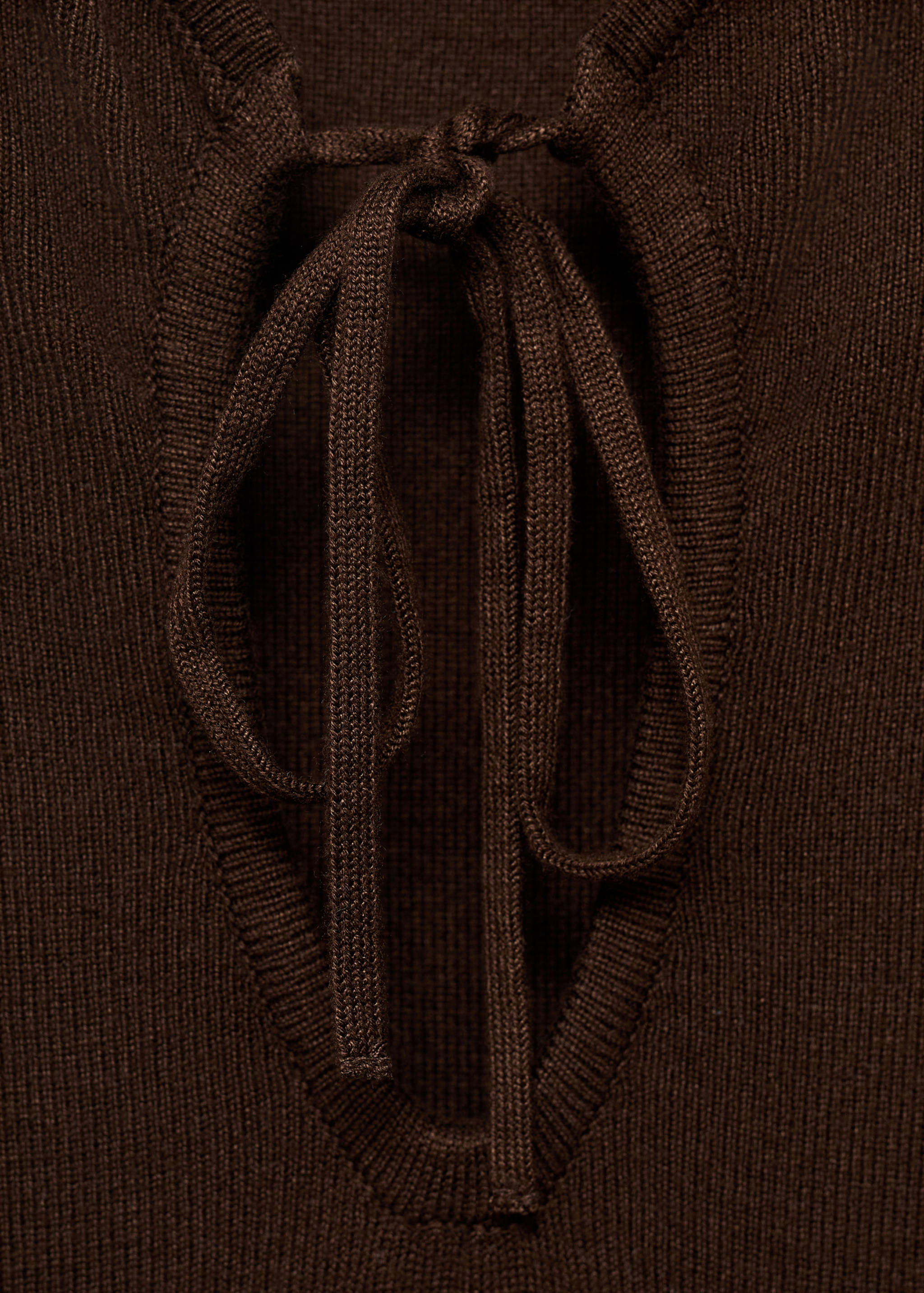 Robe en maille décolleté nœud - Détail de l'article 8