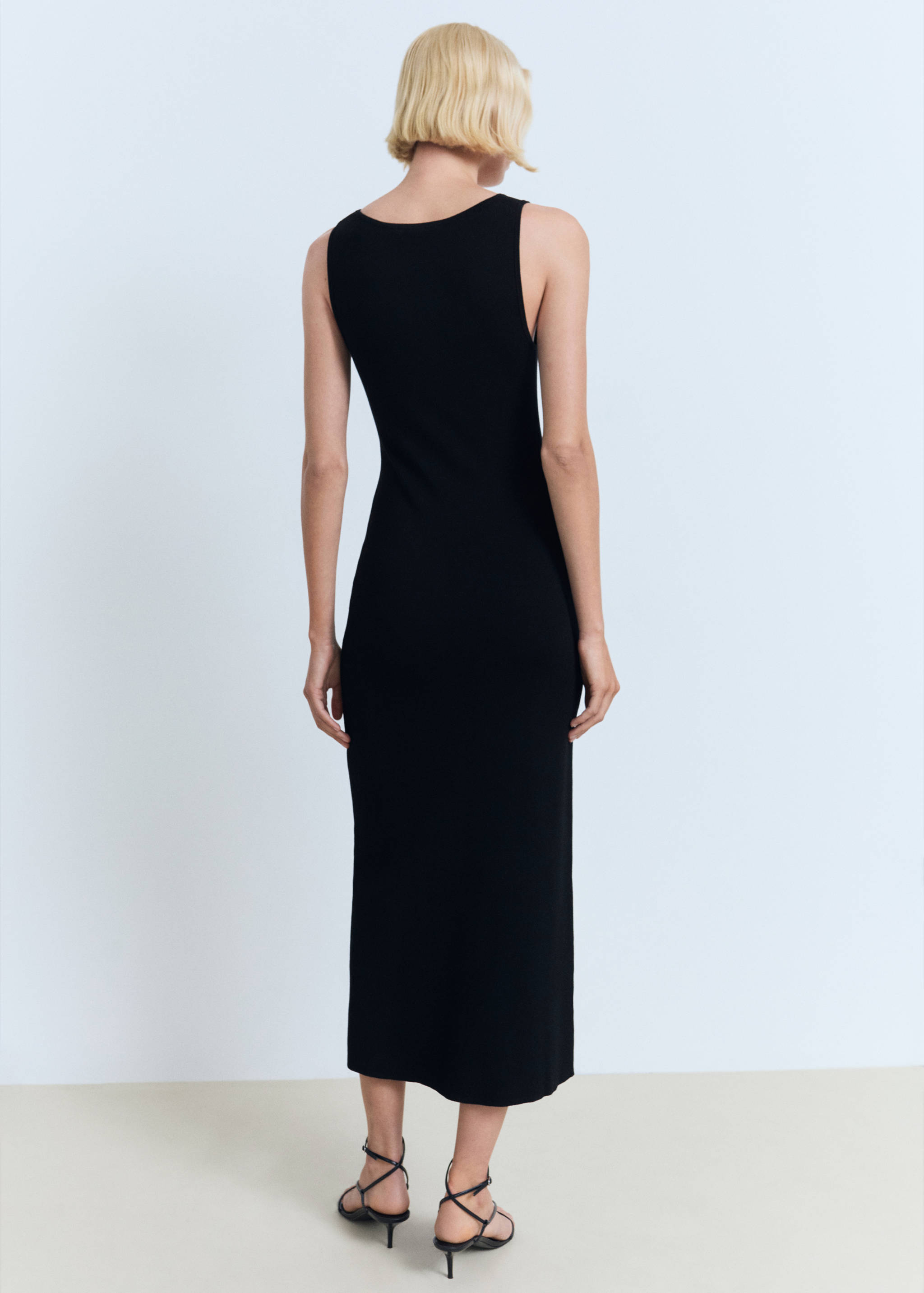 Robe en maille décolleté nœud - Verso de l’article