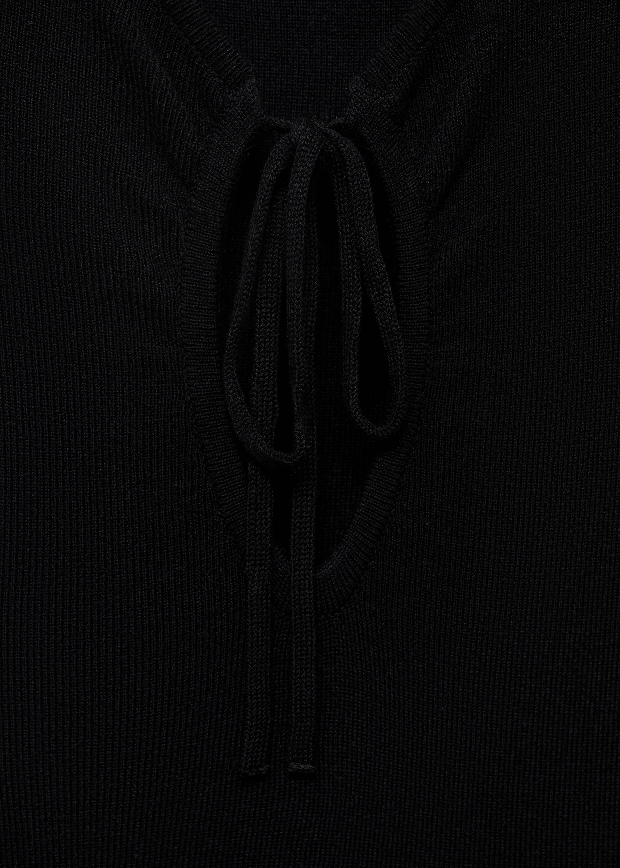 Robe en maille décolleté nœud - Détail de l'article 8