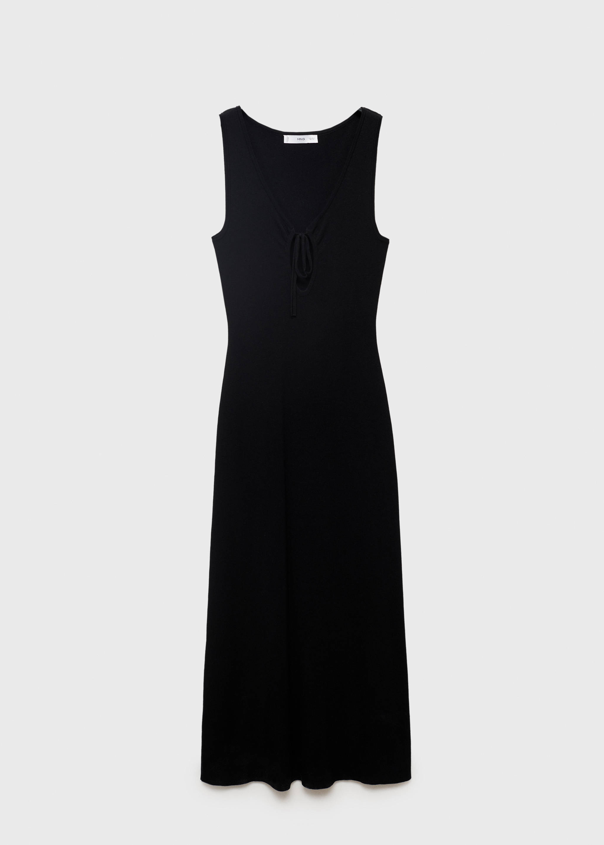 Robe en maille décolleté nœud - Article sans modèle