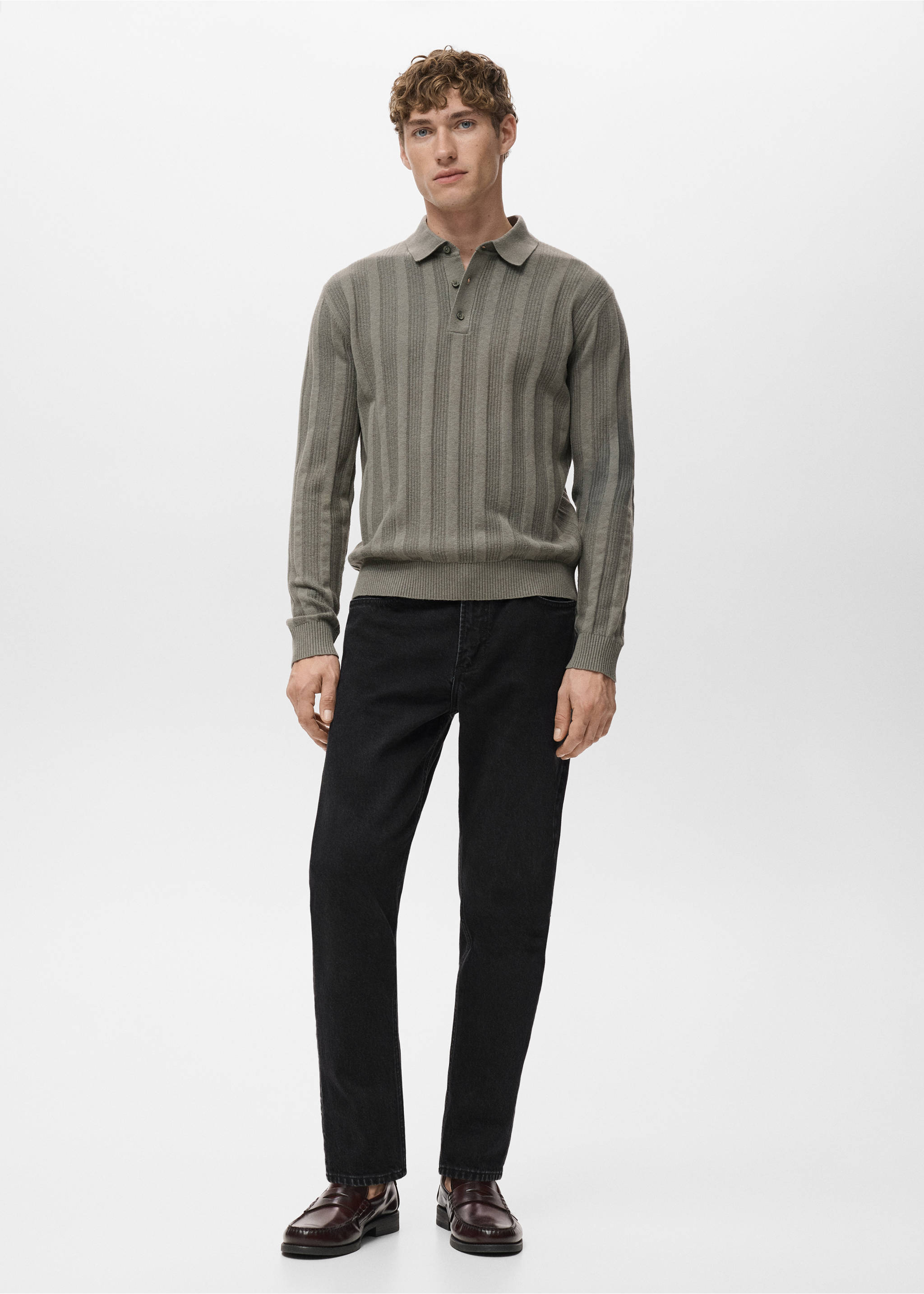 Ben Jeans im Cropped Tapered Fit - Allgemeine Ansicht, Black denim. Ref: 17021223-00.