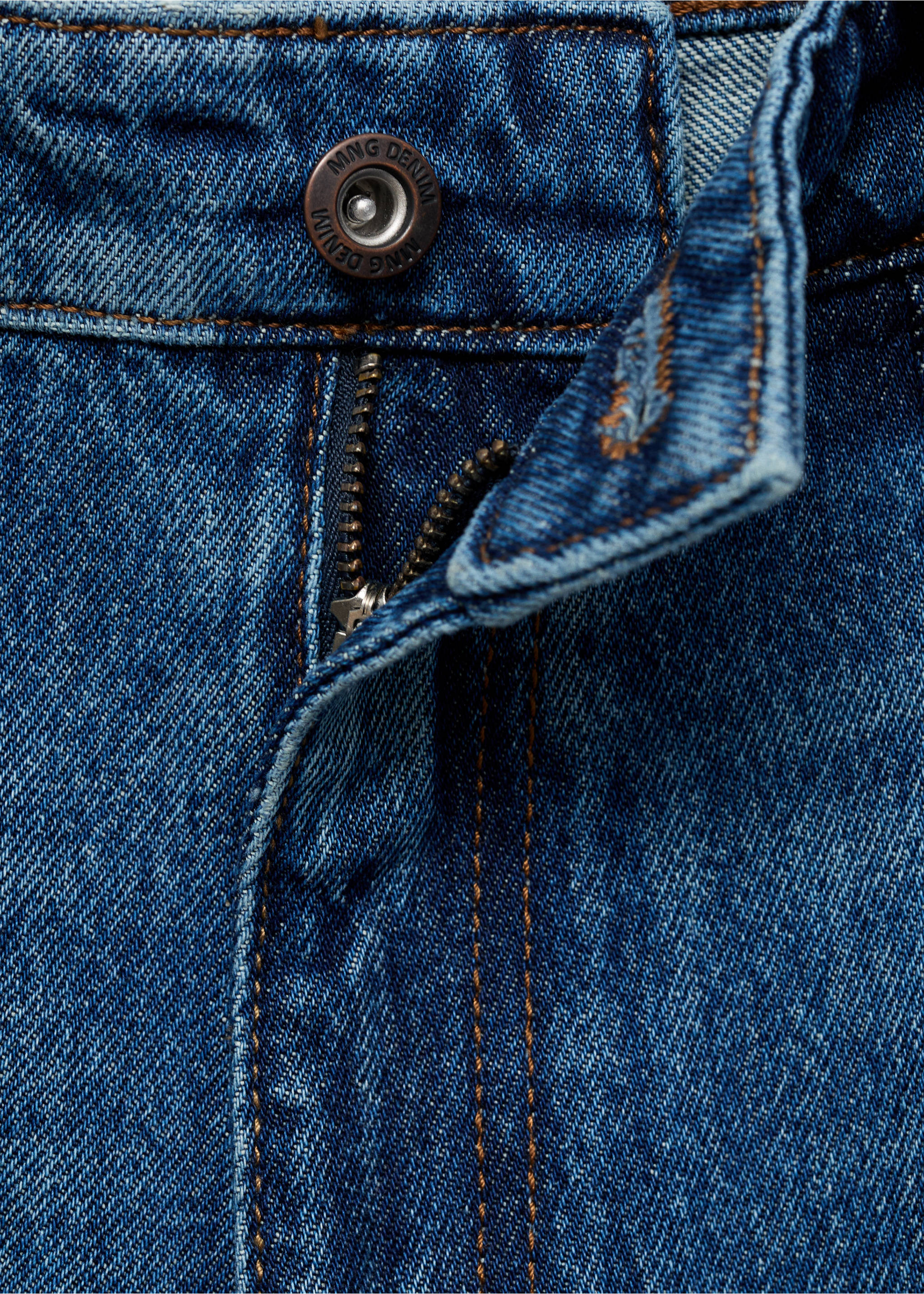 Bermuda en jean regular-fit - Détail de l'article 8, Bleu foncé. Ref: 17021227-00.