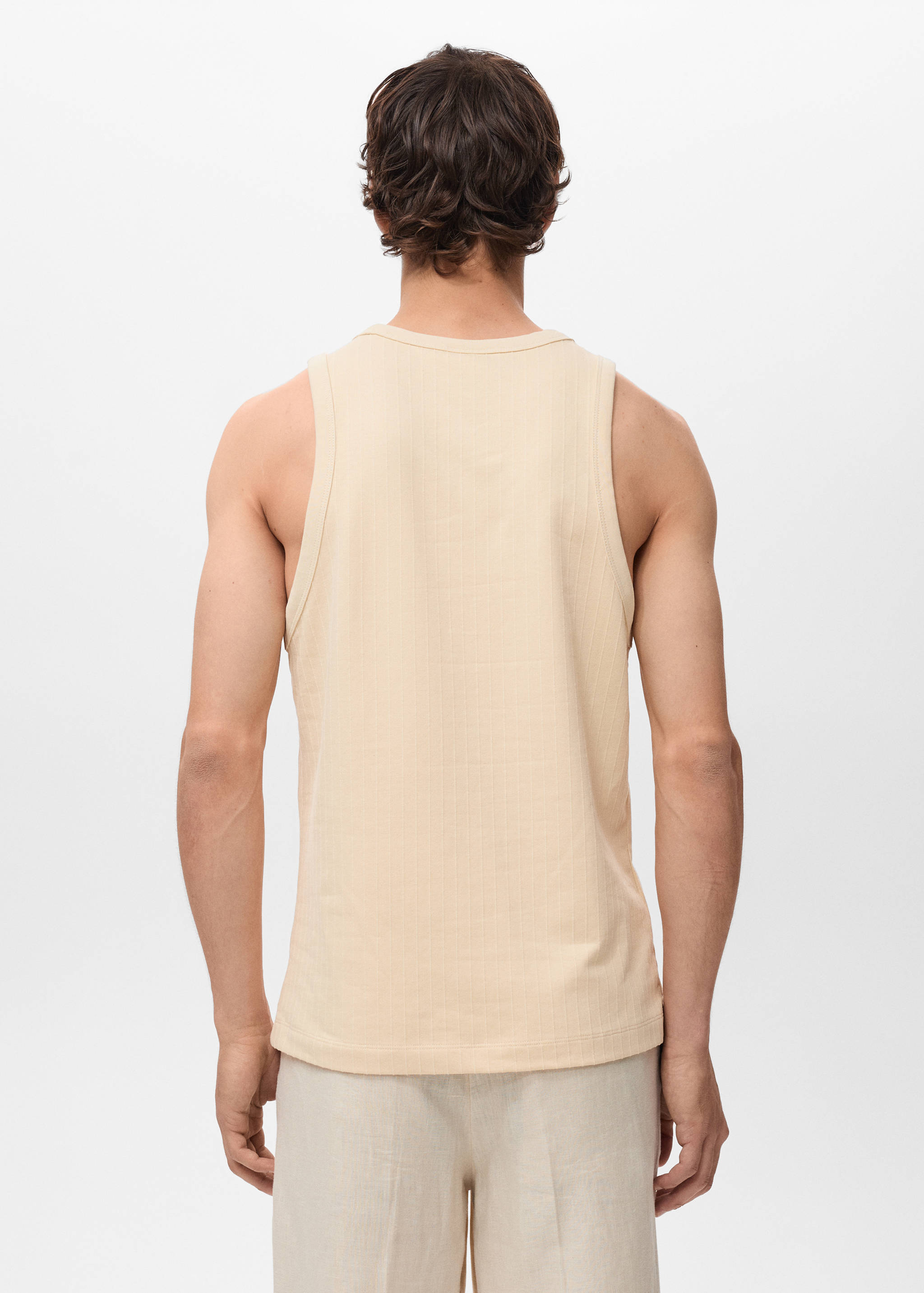 T-shirt bretelles à rayures - Verso de l’article