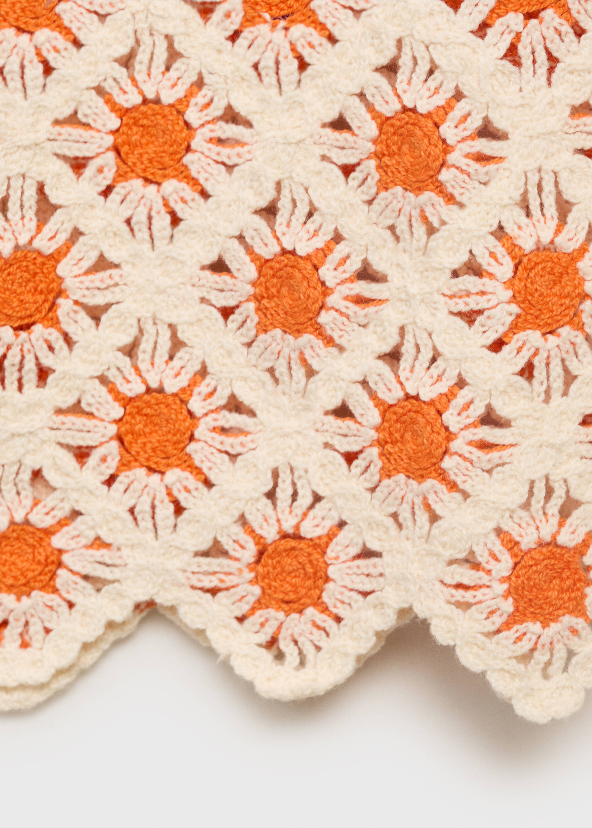 Top crochet lazos - Detalle del artículo 0, Naranja. Ref: 17021238-00.