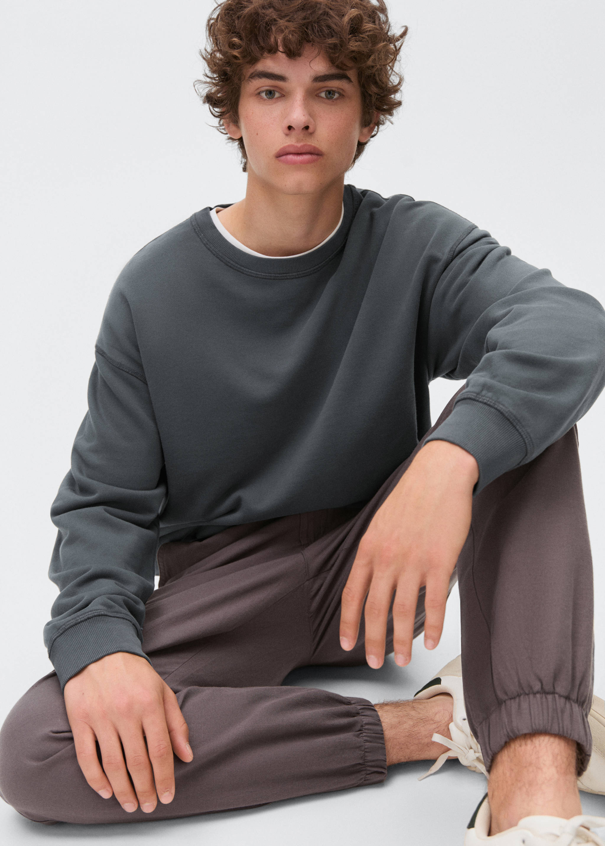 Basic-Baumwollsweatshirt - Detail des Artikels 2