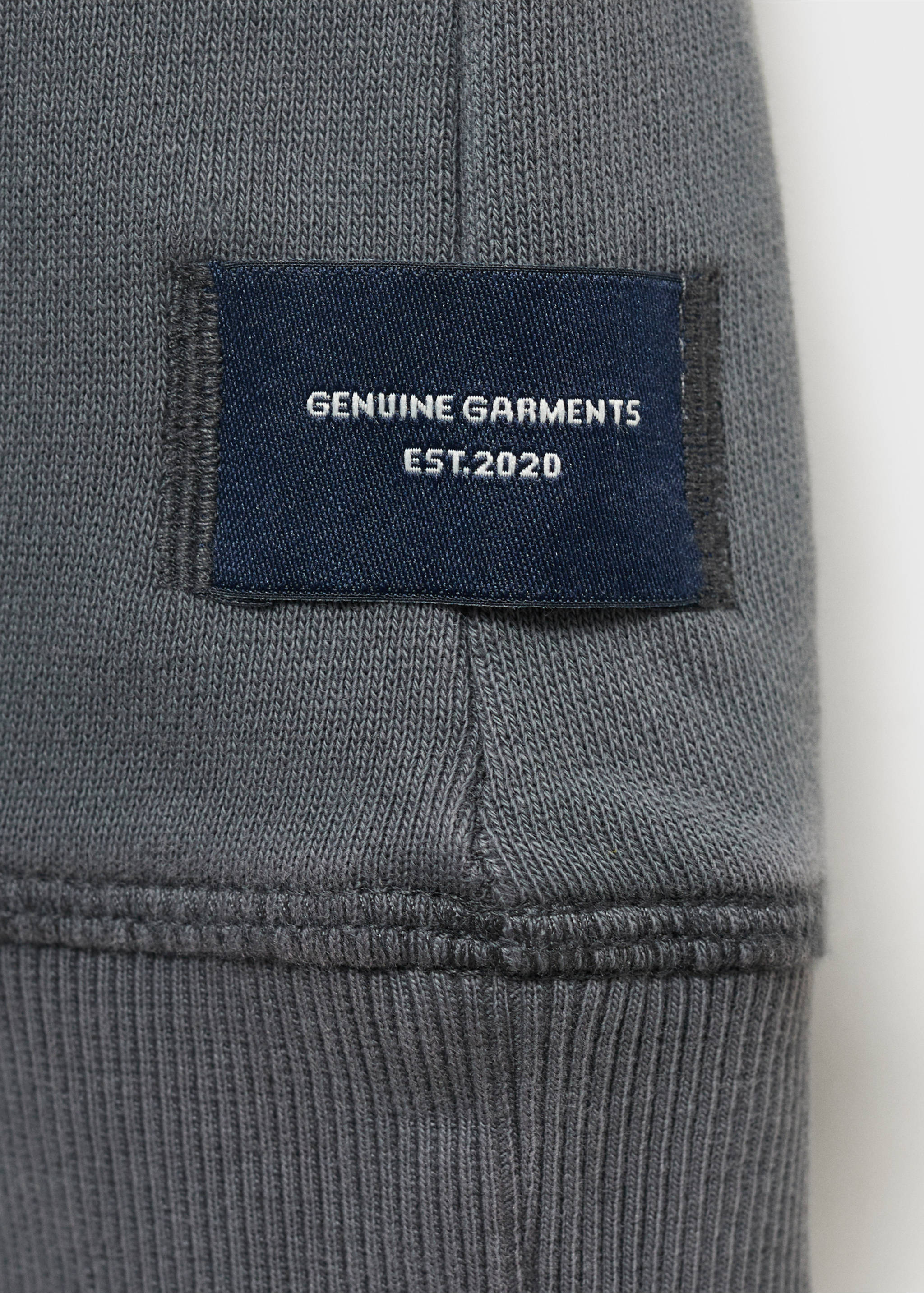 Basic-Baumwollsweatshirt - Detail des Artikels 0, Anthrazit. Ref: 17021239-00.