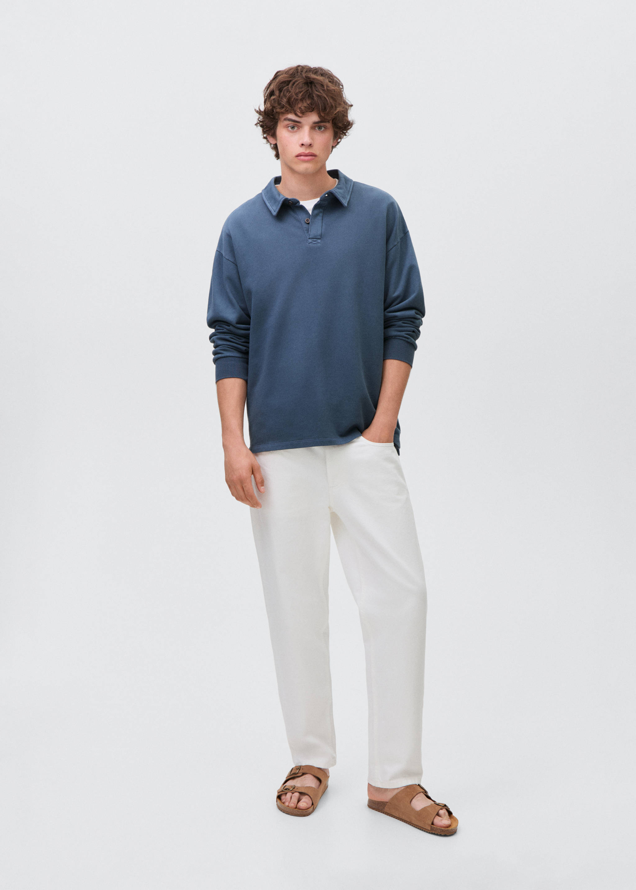 Polo-neck sweatshirt - General plane