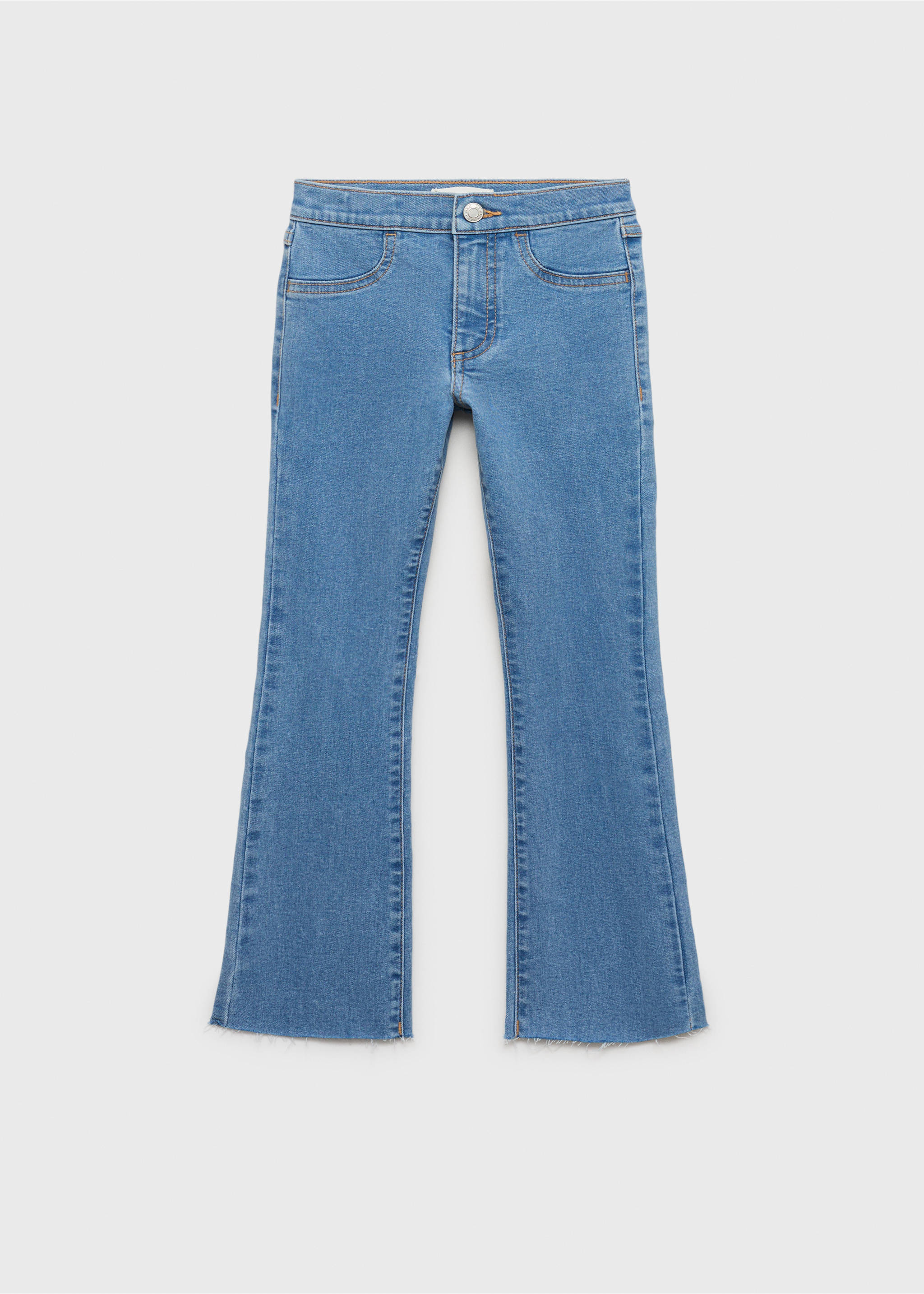 Frayed low-rise skinny jeans - Article without model, Medium Blue. Ref: 17021246-00.