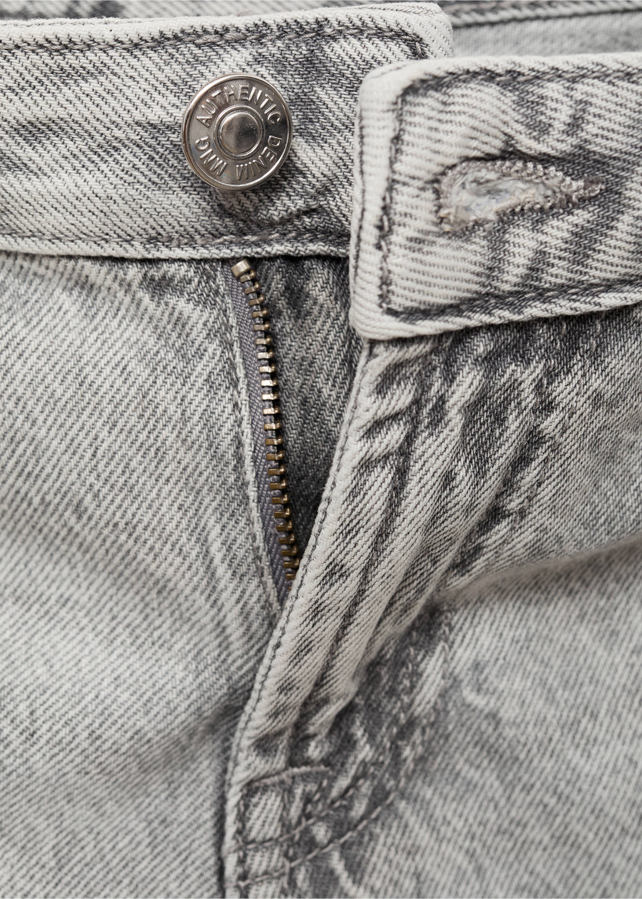 Τζιν low waist wideleg - Λεπτομέρεια του προϊόντος 8, Γκρι Ντένιμ. Ref: 17021251-00.