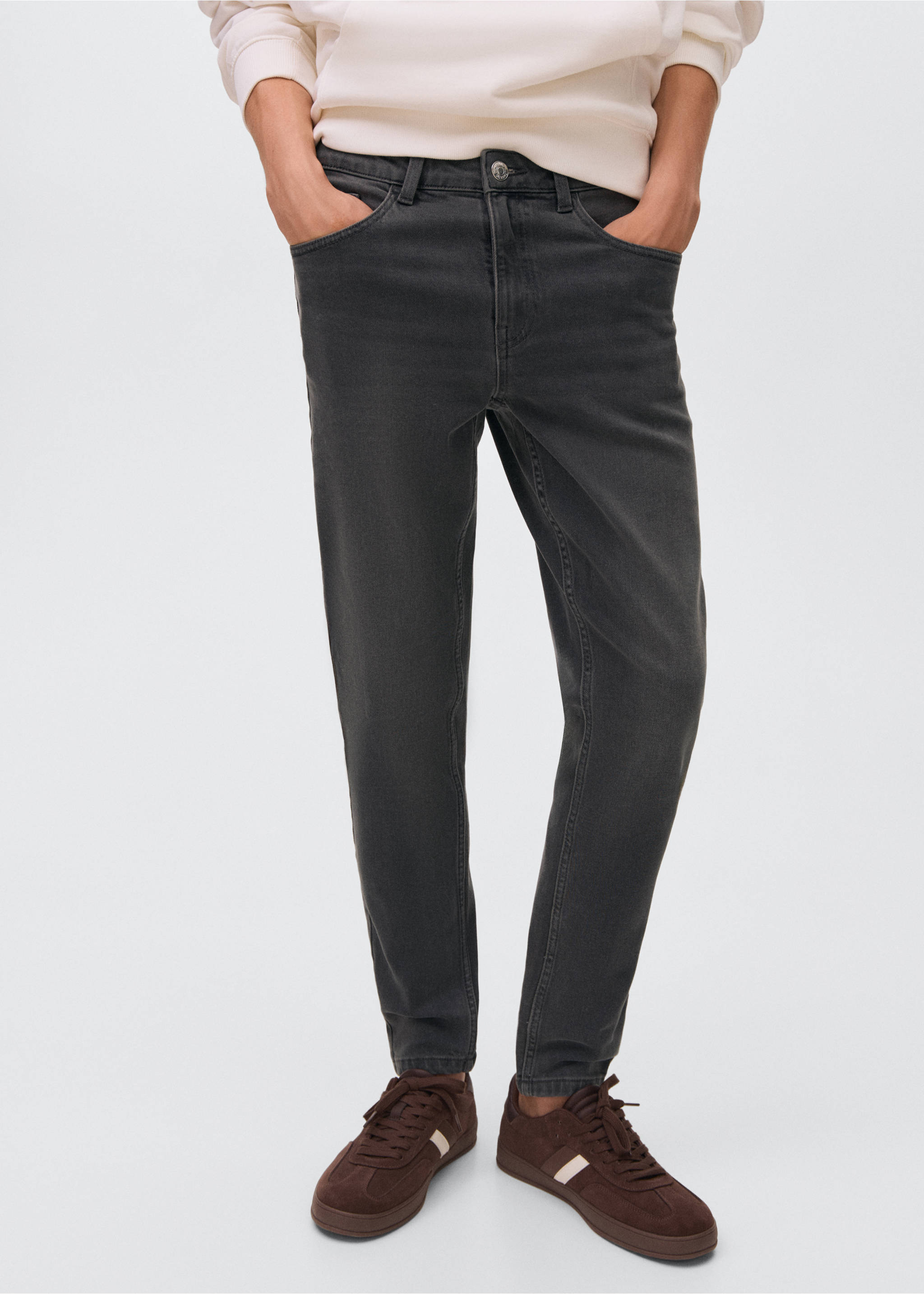 Skinny-fit jeans - Medium plane, Denim Grey. Ref: 17021255-00.