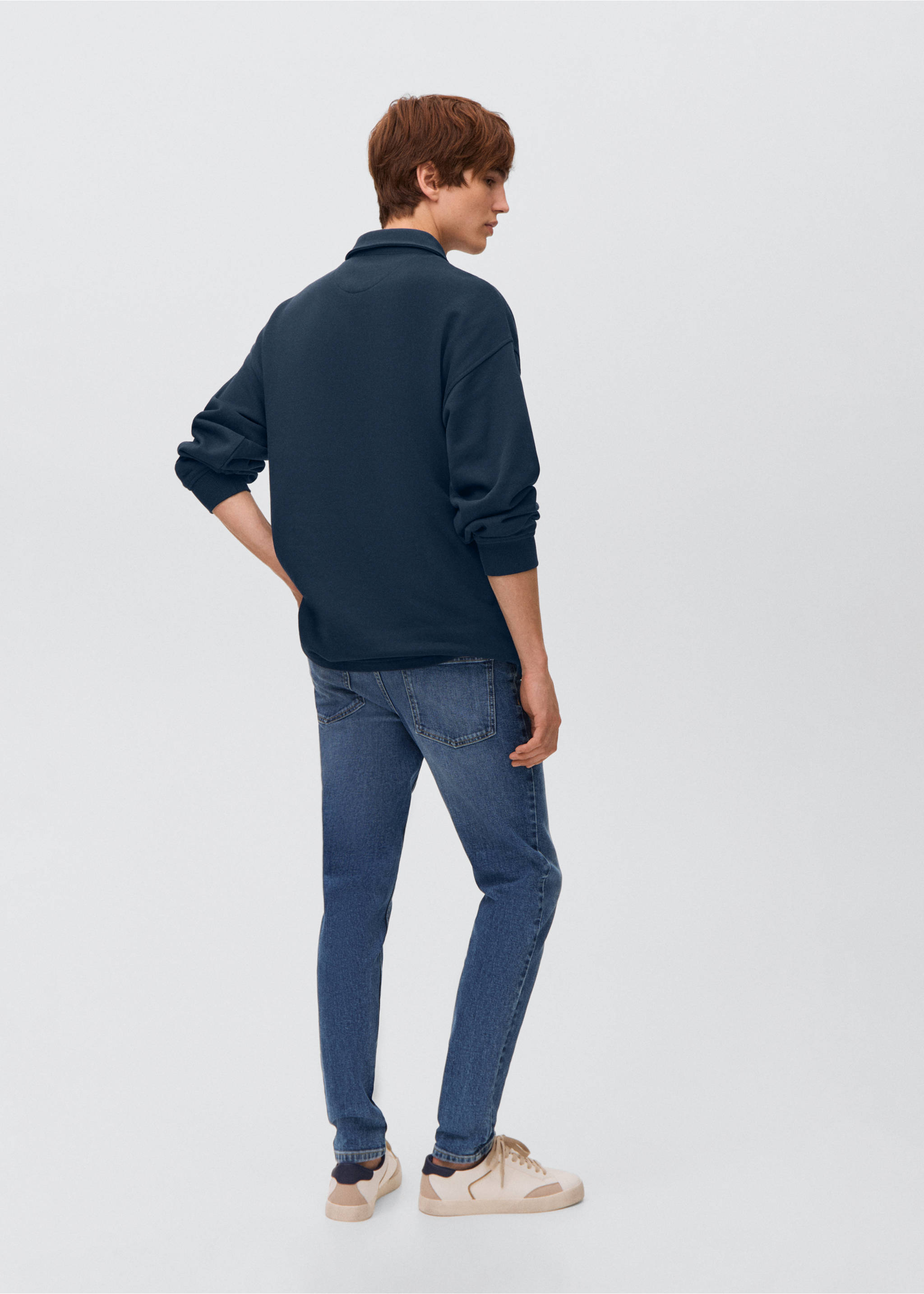 Skinny-fit jeans - Reverse of the article, Medium Blue. Ref: 17021256-00.