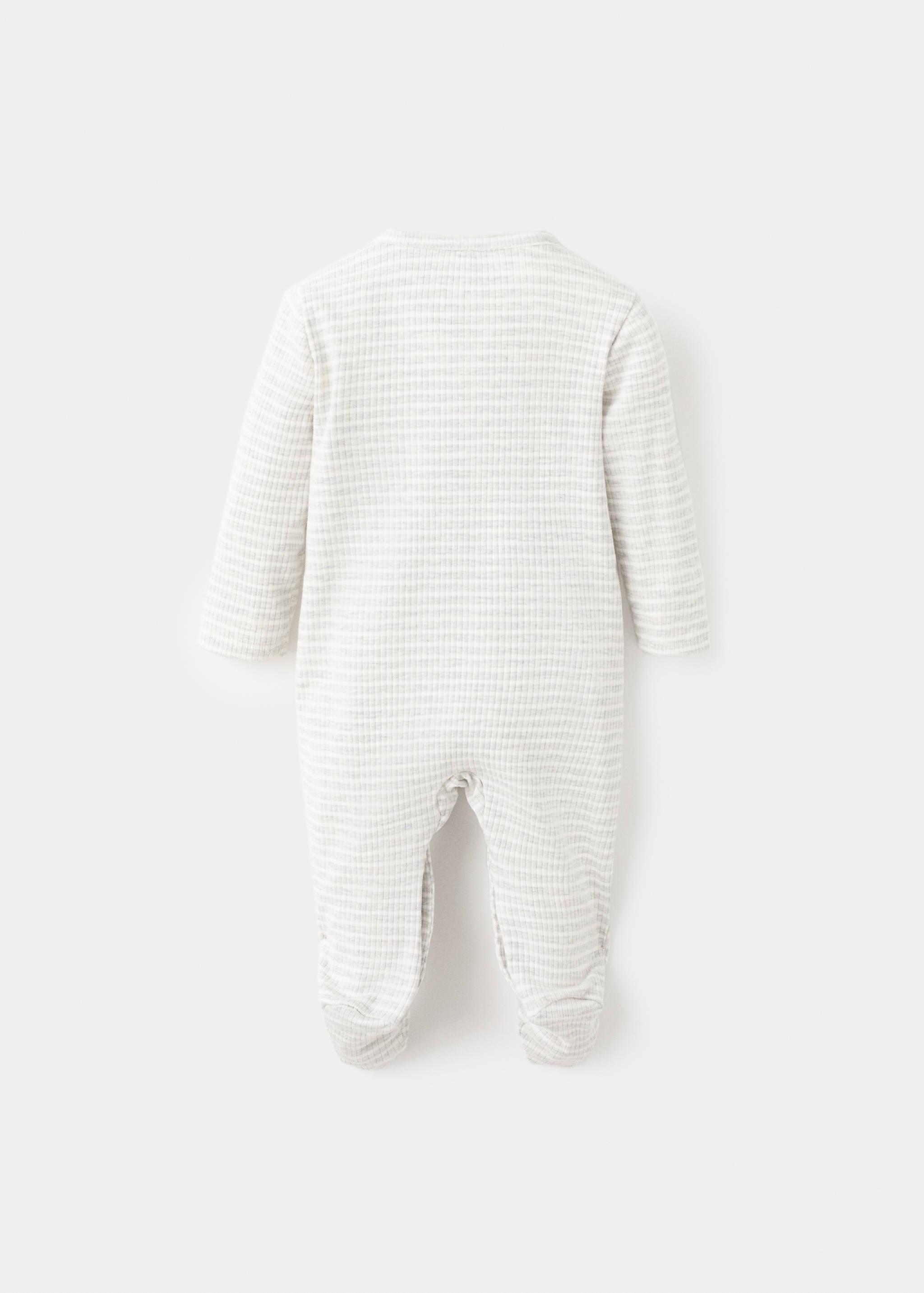 Striped onesie pyjama - Reverse of the article