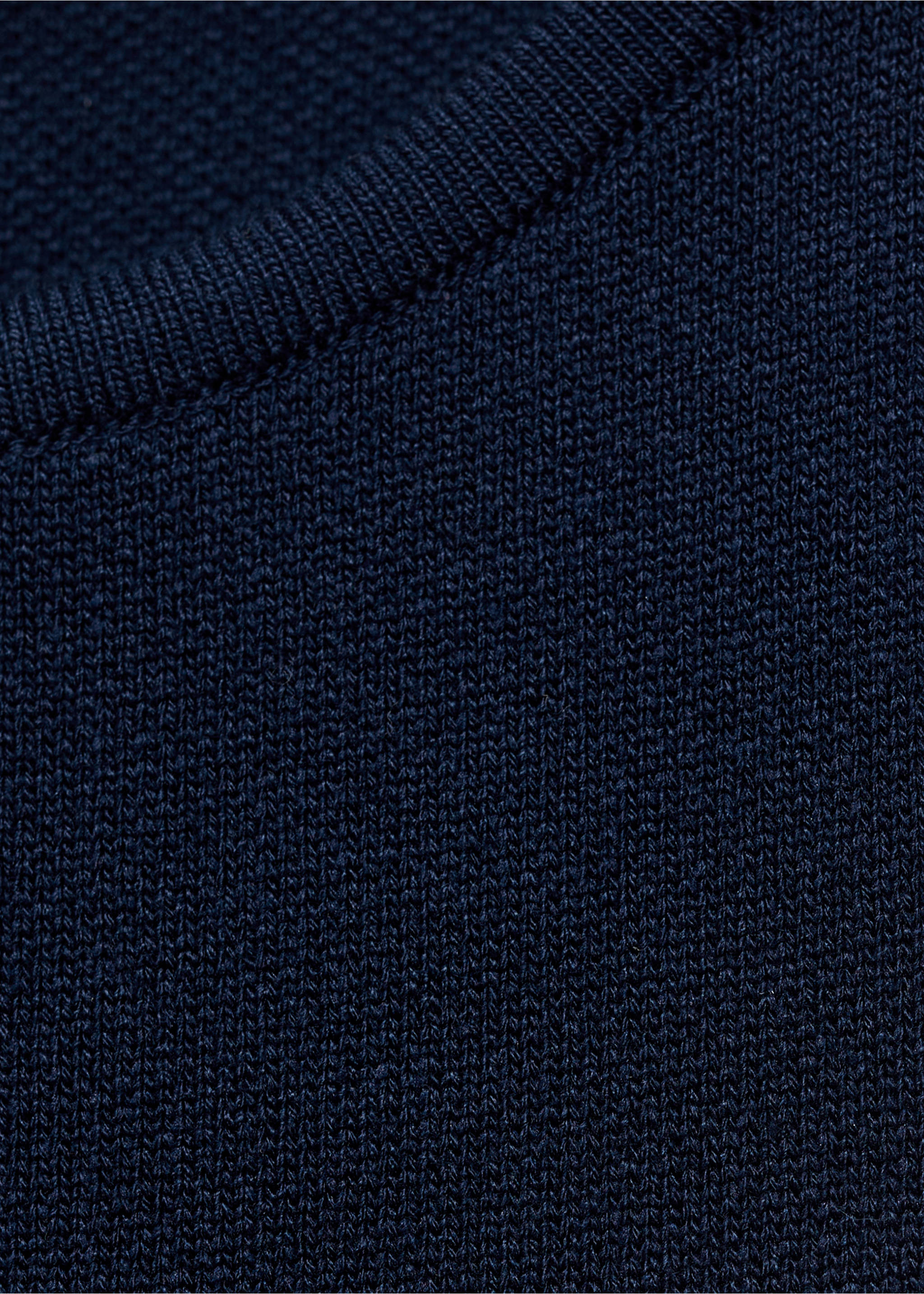 Knitted dress with straps - Details of the article 8, Navy. Ref: 17021262-00.