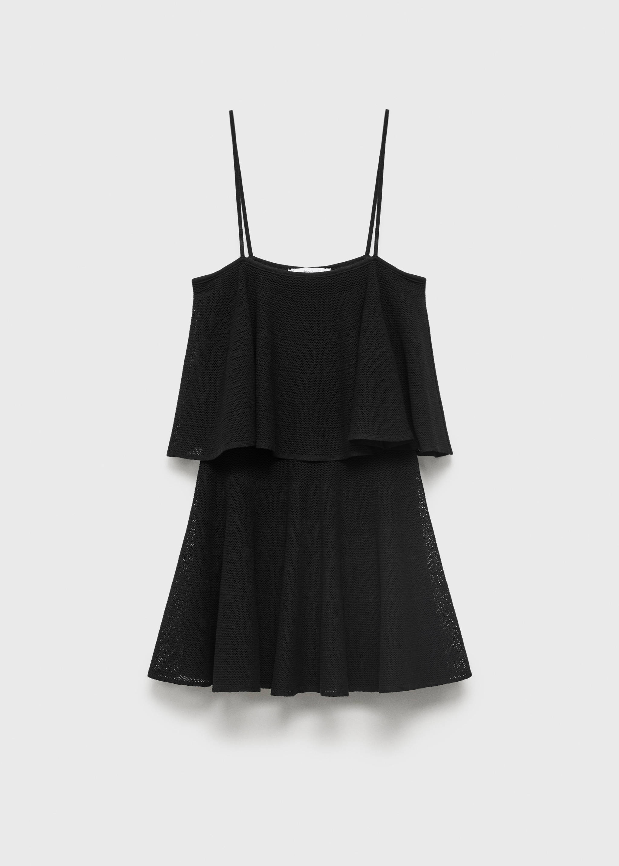Ruffle knit dress - Article without model