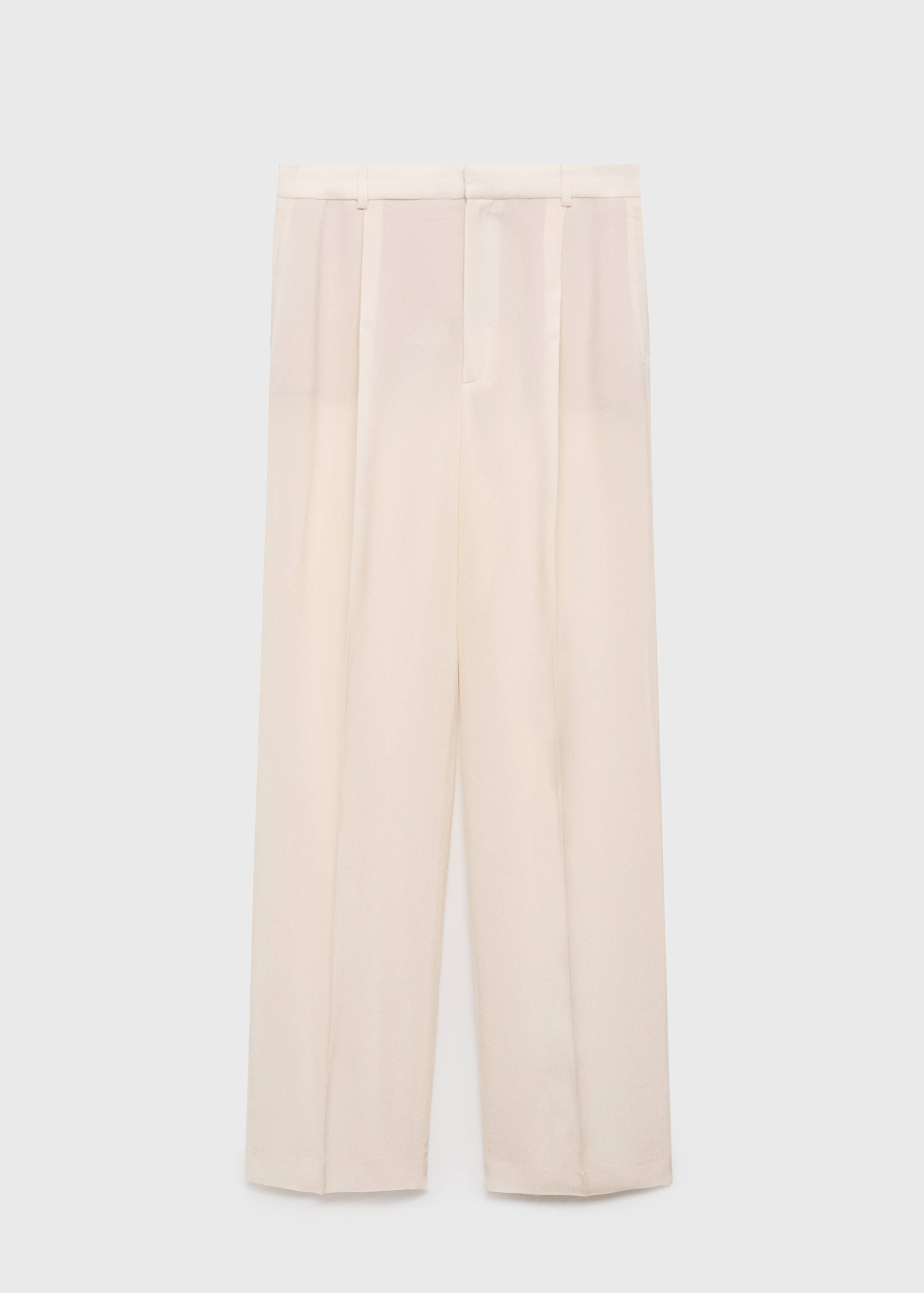 Straight-fit suit trousers - Article without model