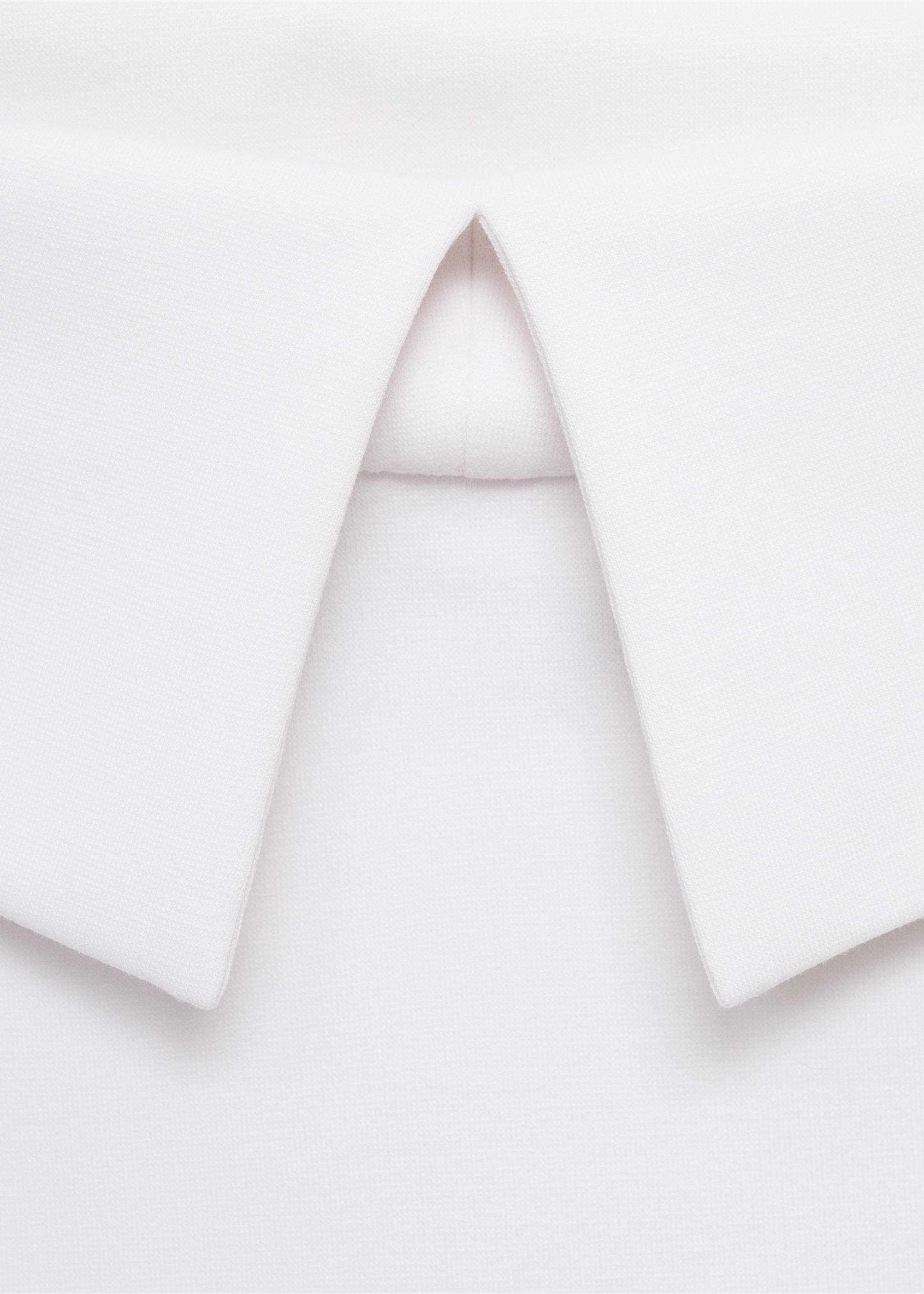 Strapless top - Details of the article 0, White. Ref: 17021272-00.