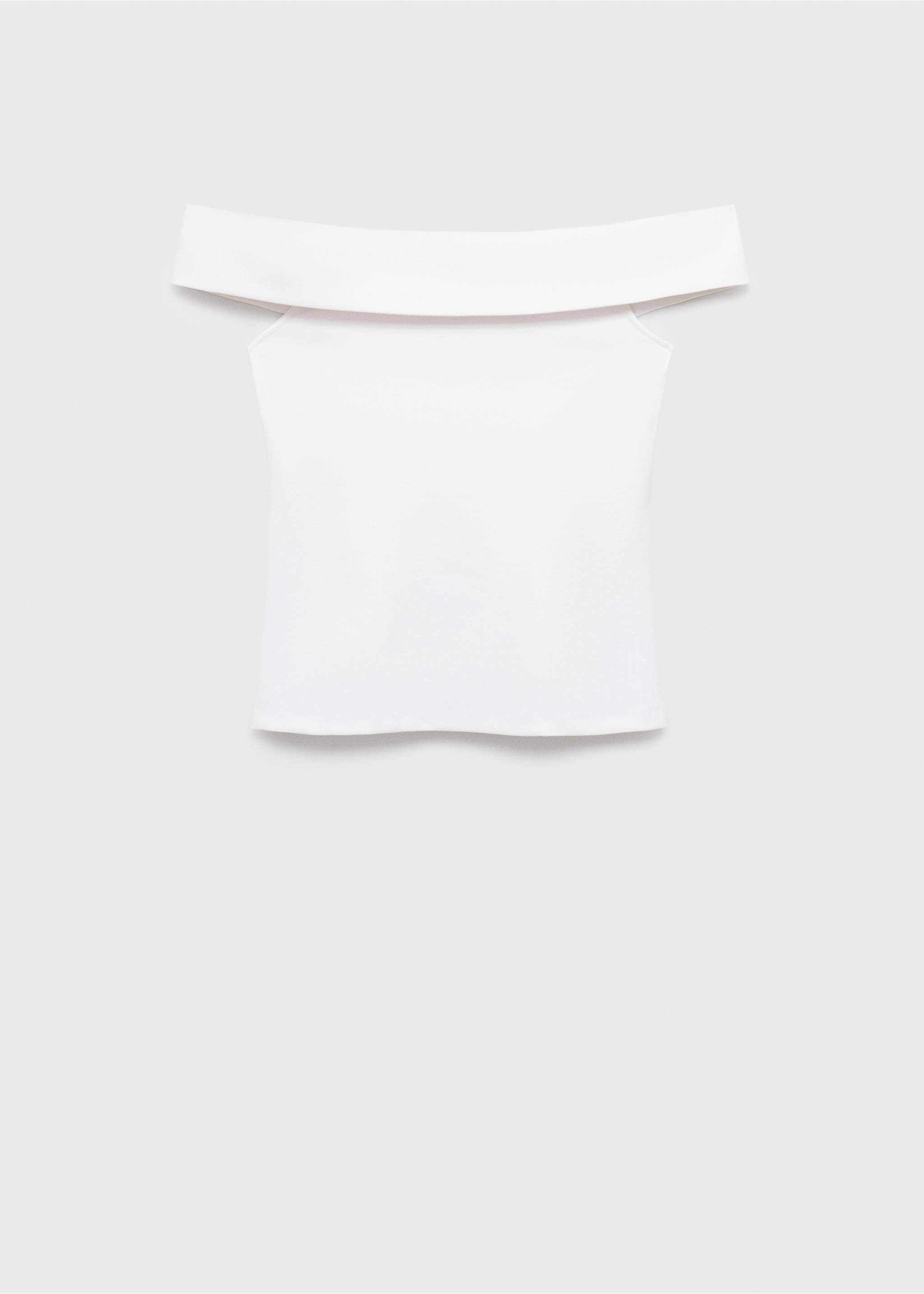 Strapless top - Article without model, White. Ref: 17021272-00.