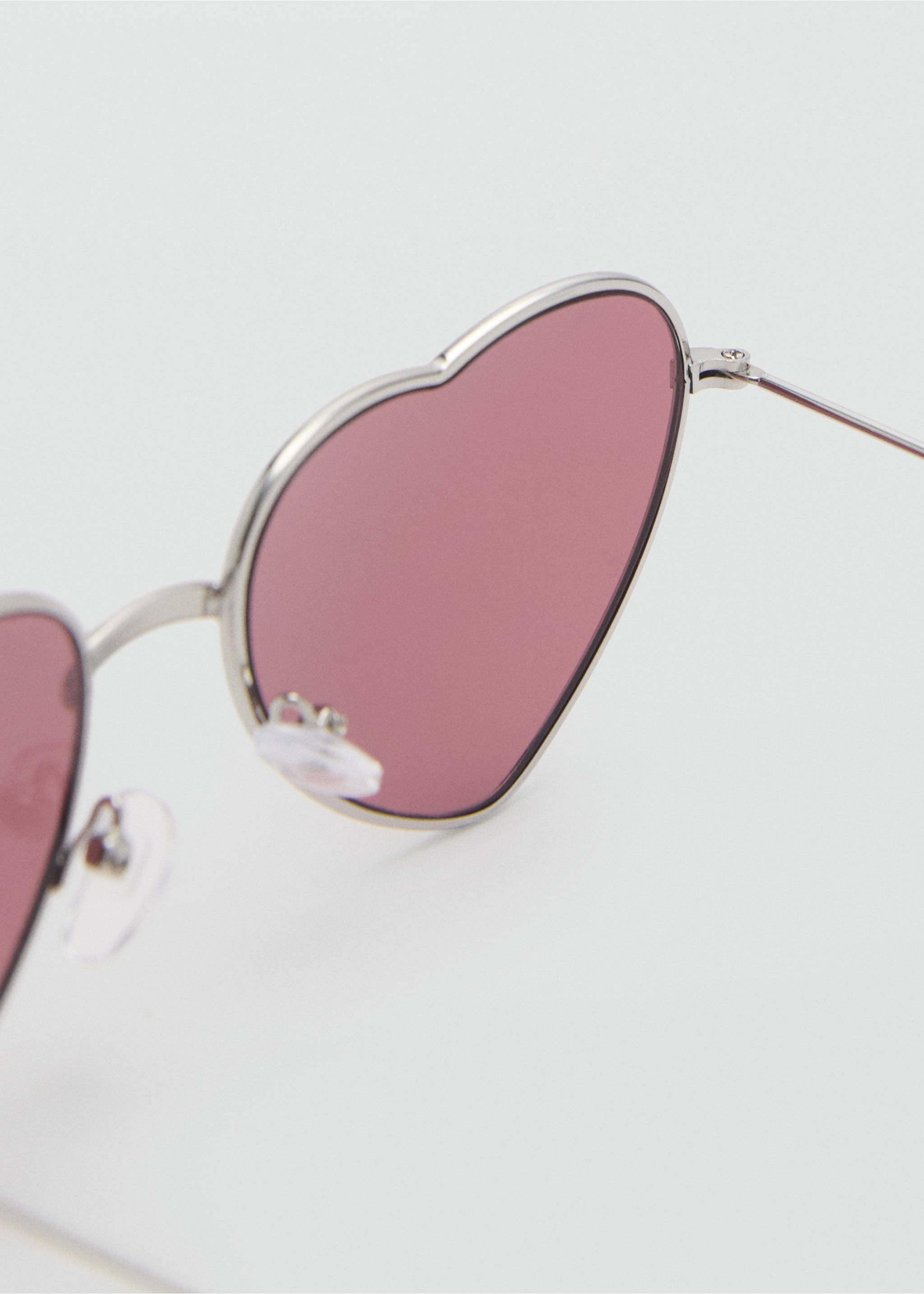 Heart-shape sunglasses - Details of the article 1, Silver. Ref: 17021273-00.