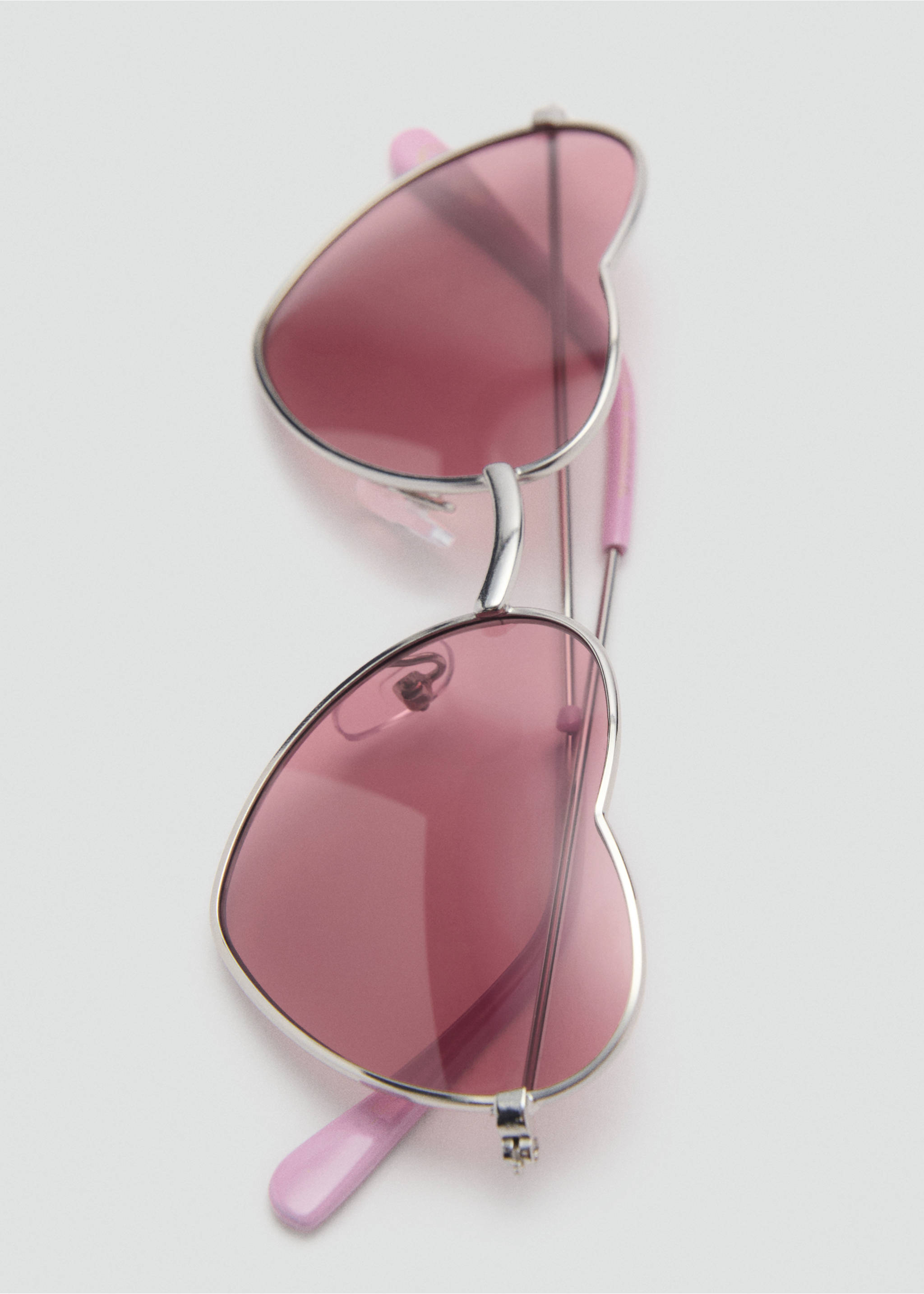Heart-shape sunglasses - Details of the article 2, Silver. Ref: 17021273-00.
