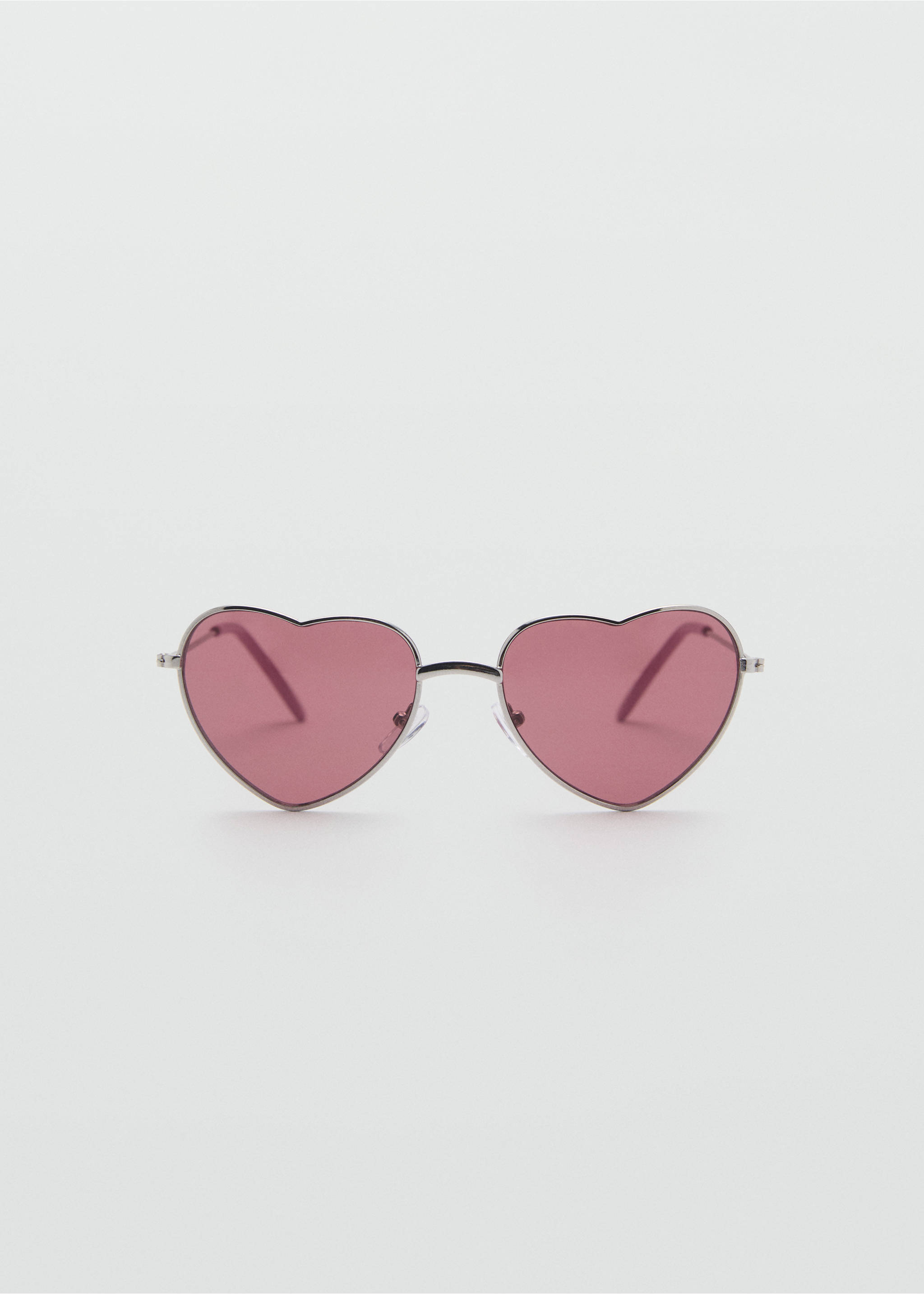 Herzförmige Sonnenbrille - Artikel ohne Model, Silber. Ref: 17021273-00.
