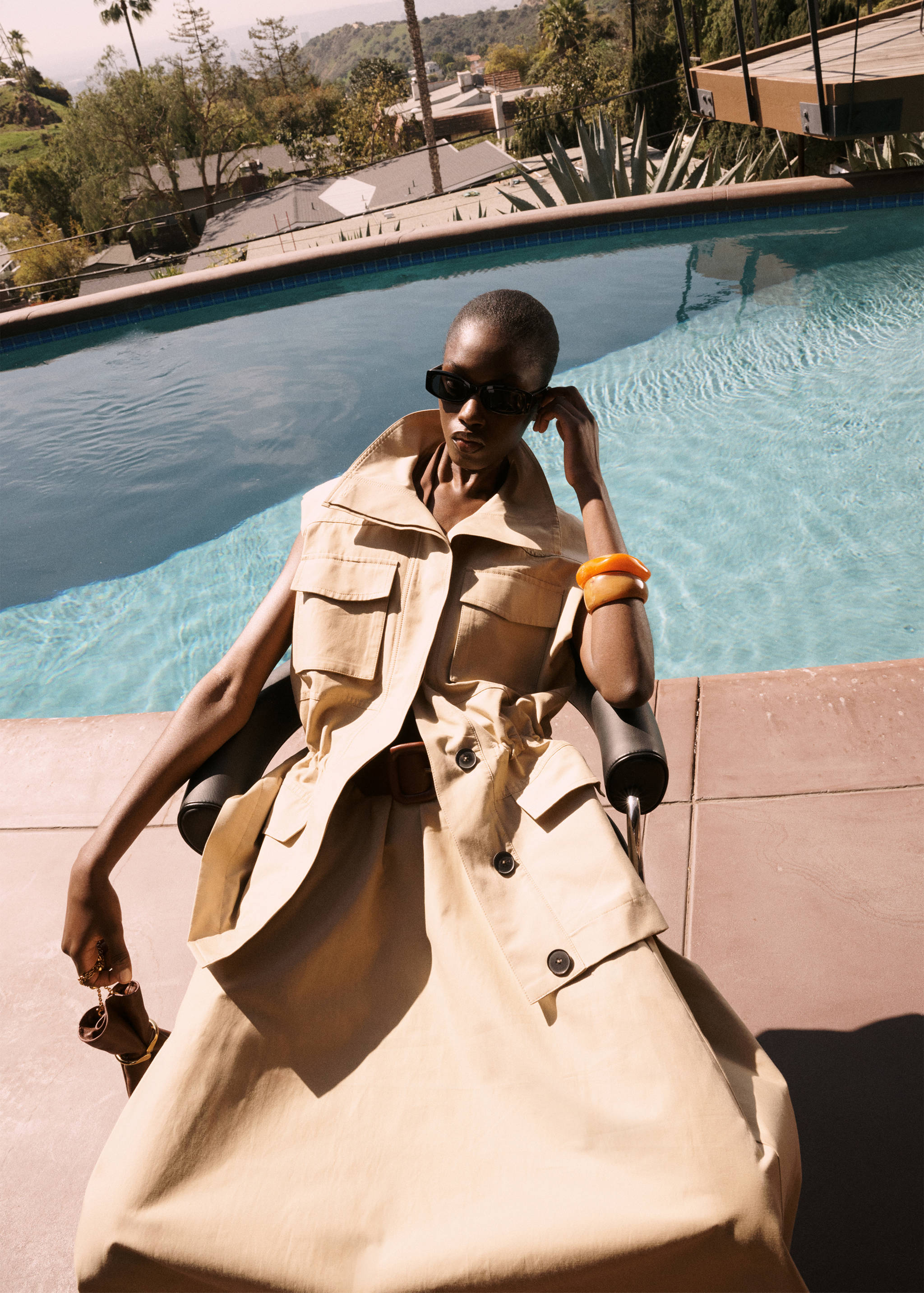 Flared cotton skirt - Details of the article 6