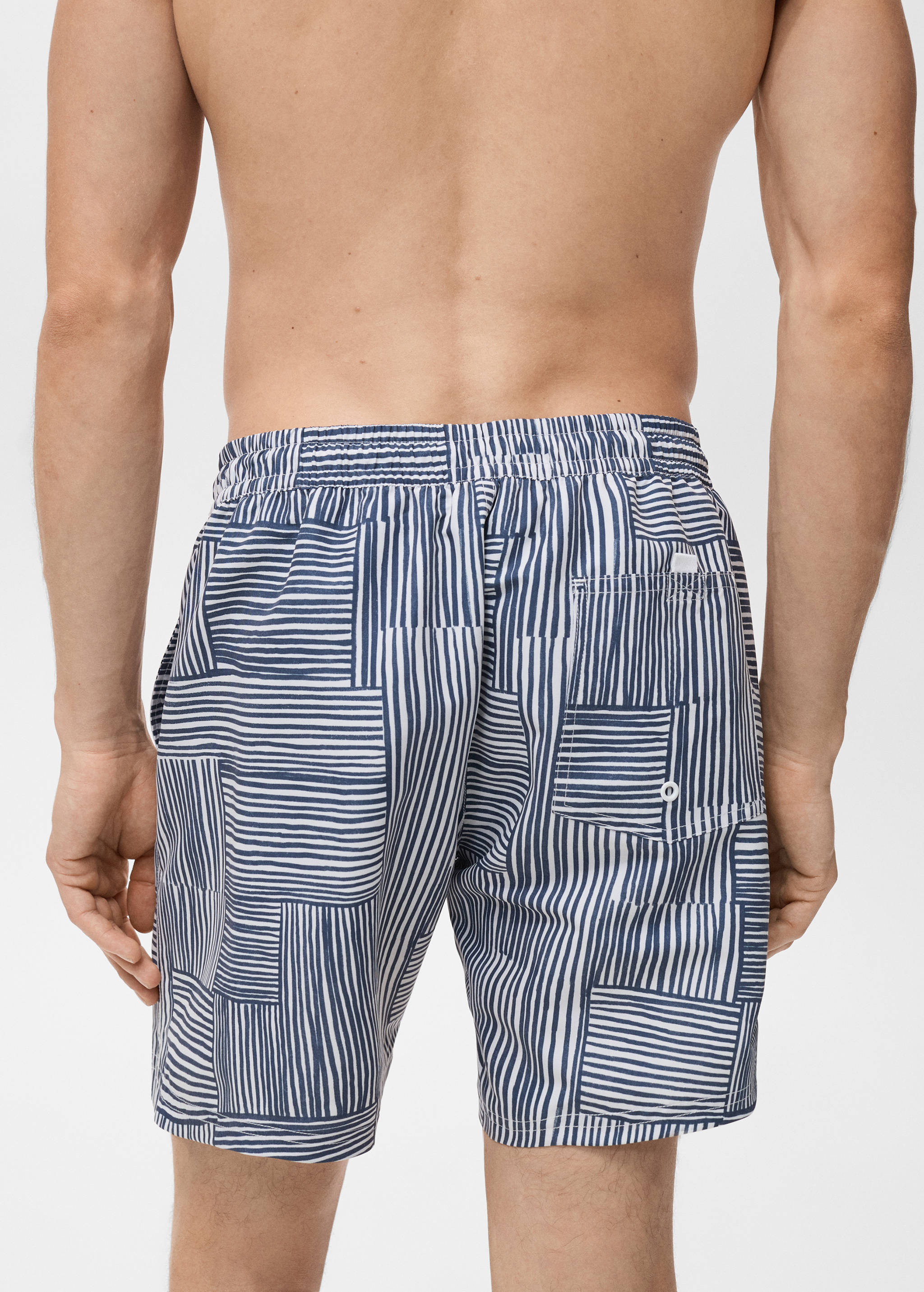 Multi-striped swimsuit - Details of the article 6