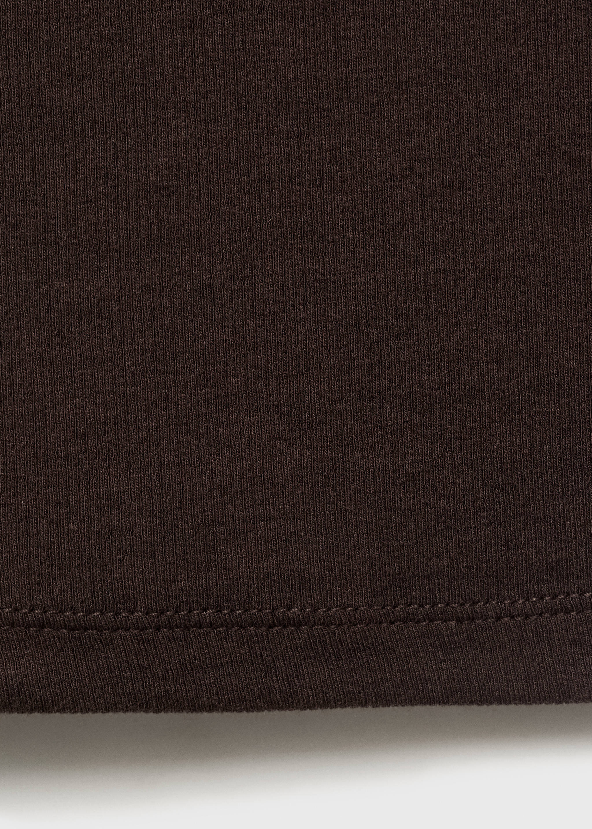 Top côtelé en coton - Détail de l'article 0