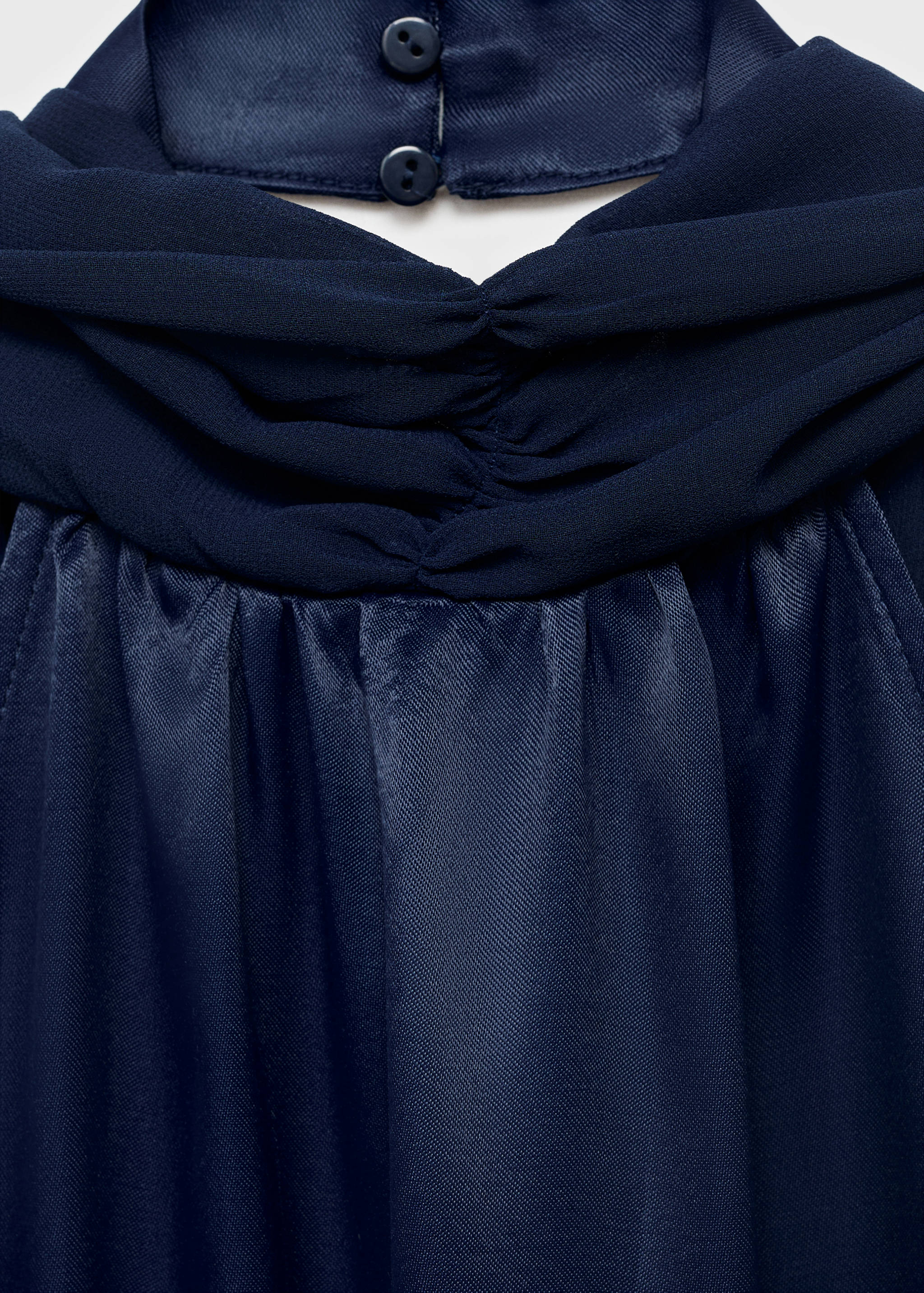 Satin halter neck dress - Details of the article 8