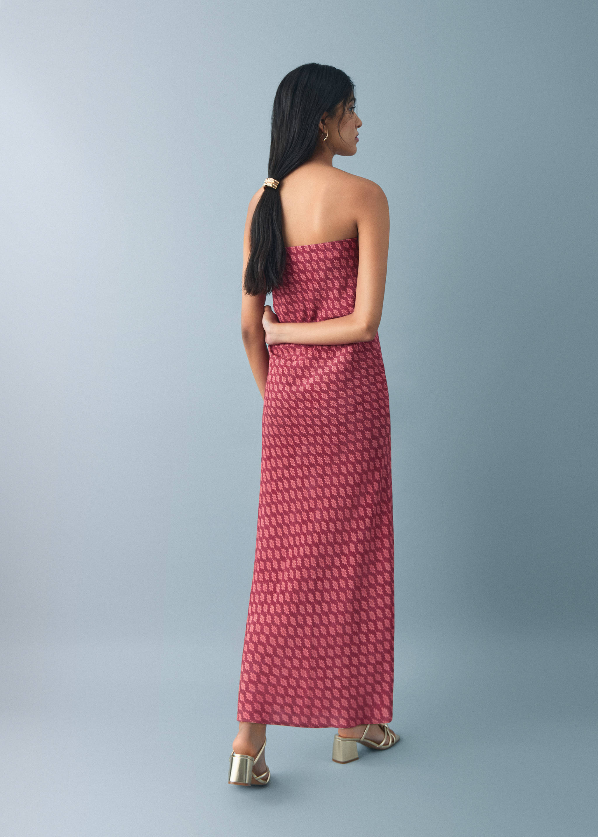 Flowy printed dress - Details of the article 2