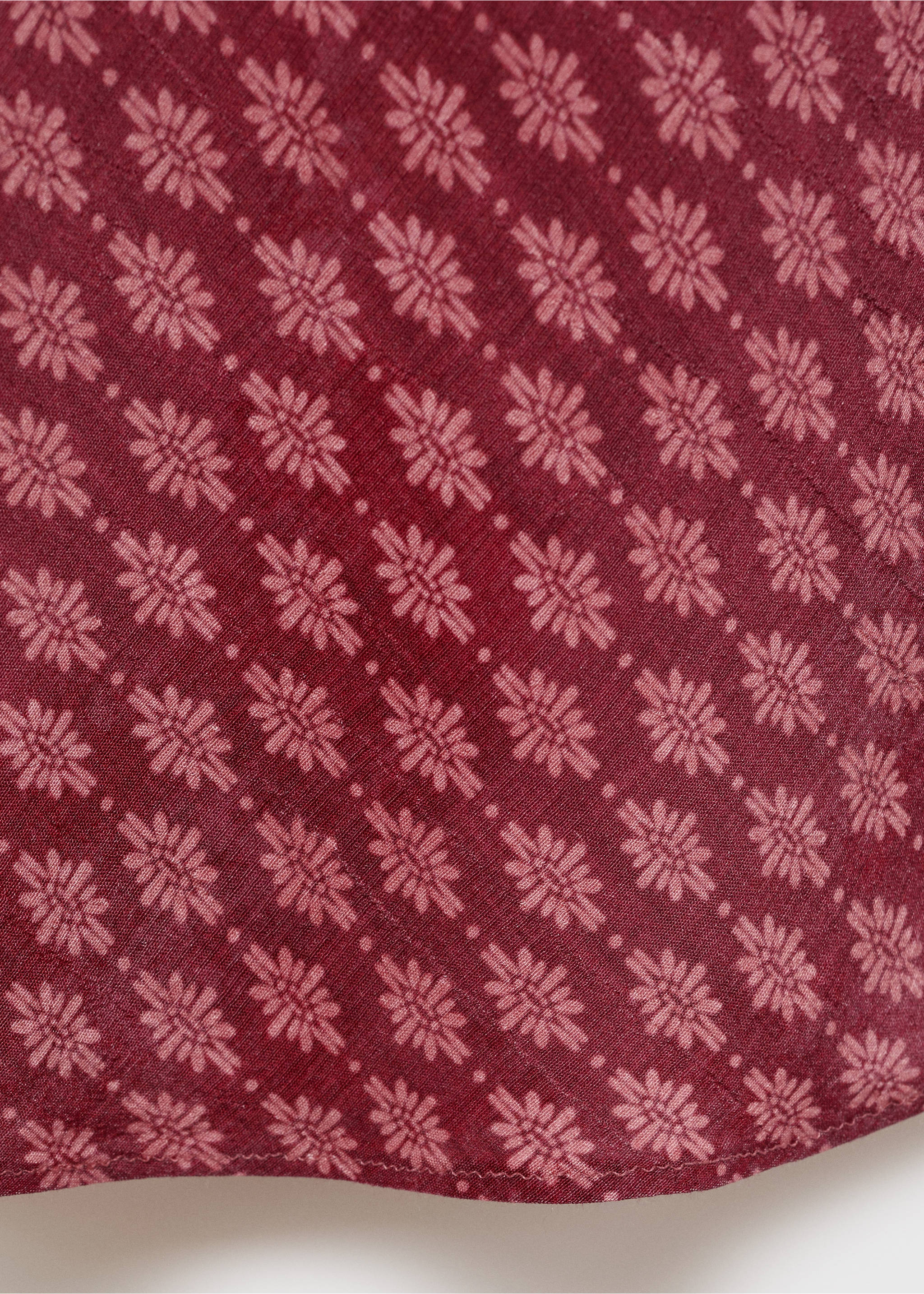 Flowy printed dress - Details of the article 0, Pastel Pink. Ref: 17021291-00.