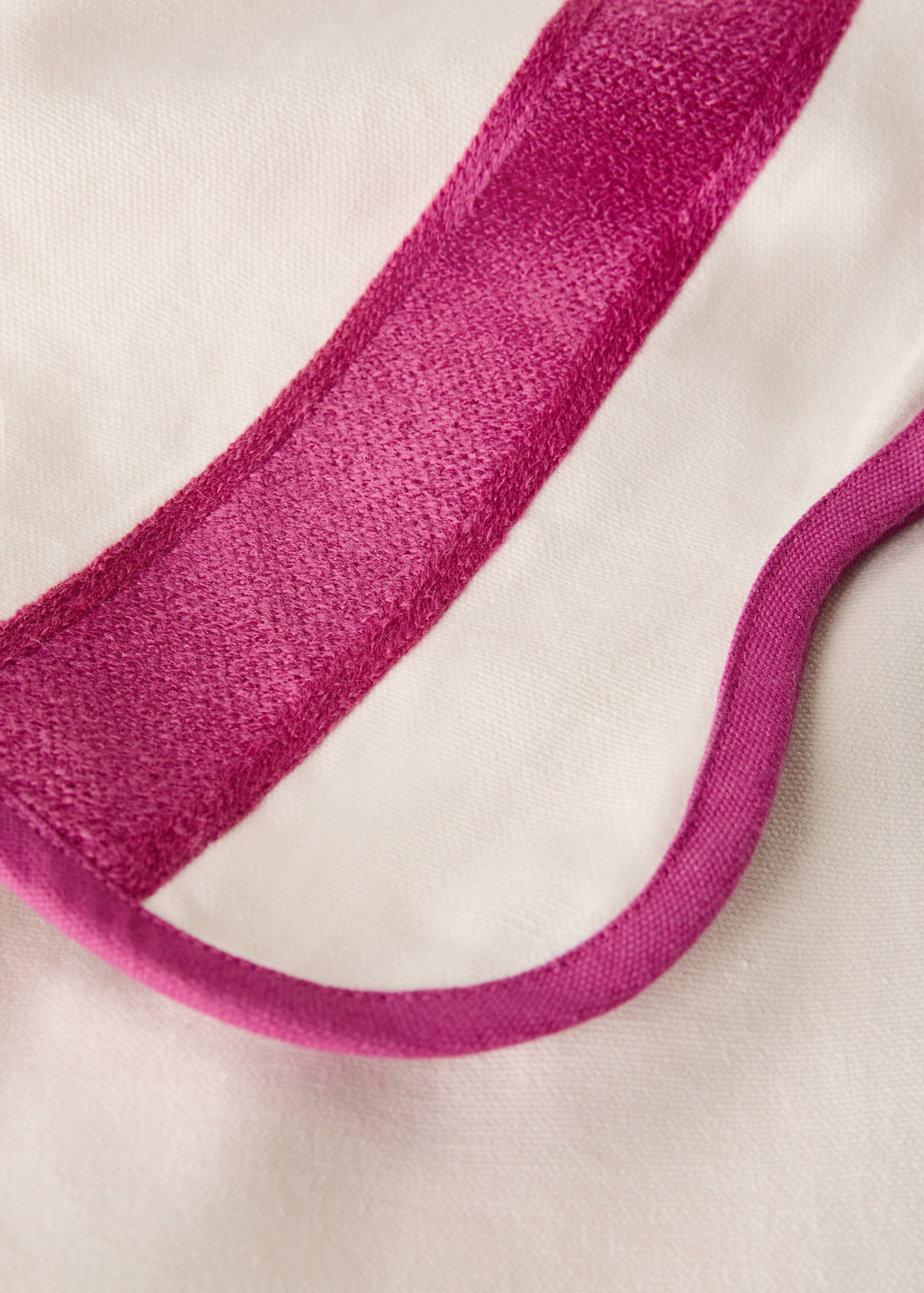 Nappe coton brodée ondulations pour 6 à 8 convives - Détail de l'article 1