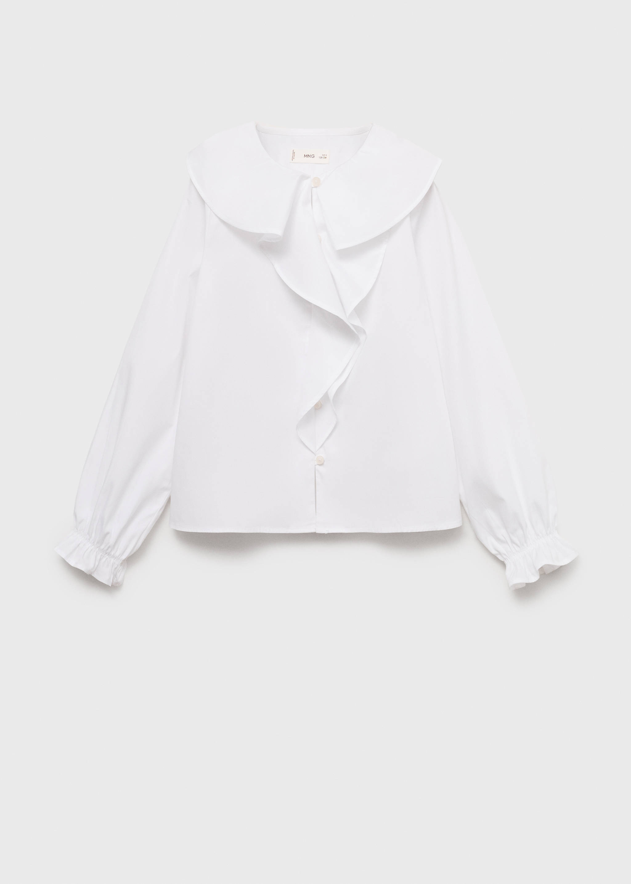 Shirt with ruffle detail - Article without model