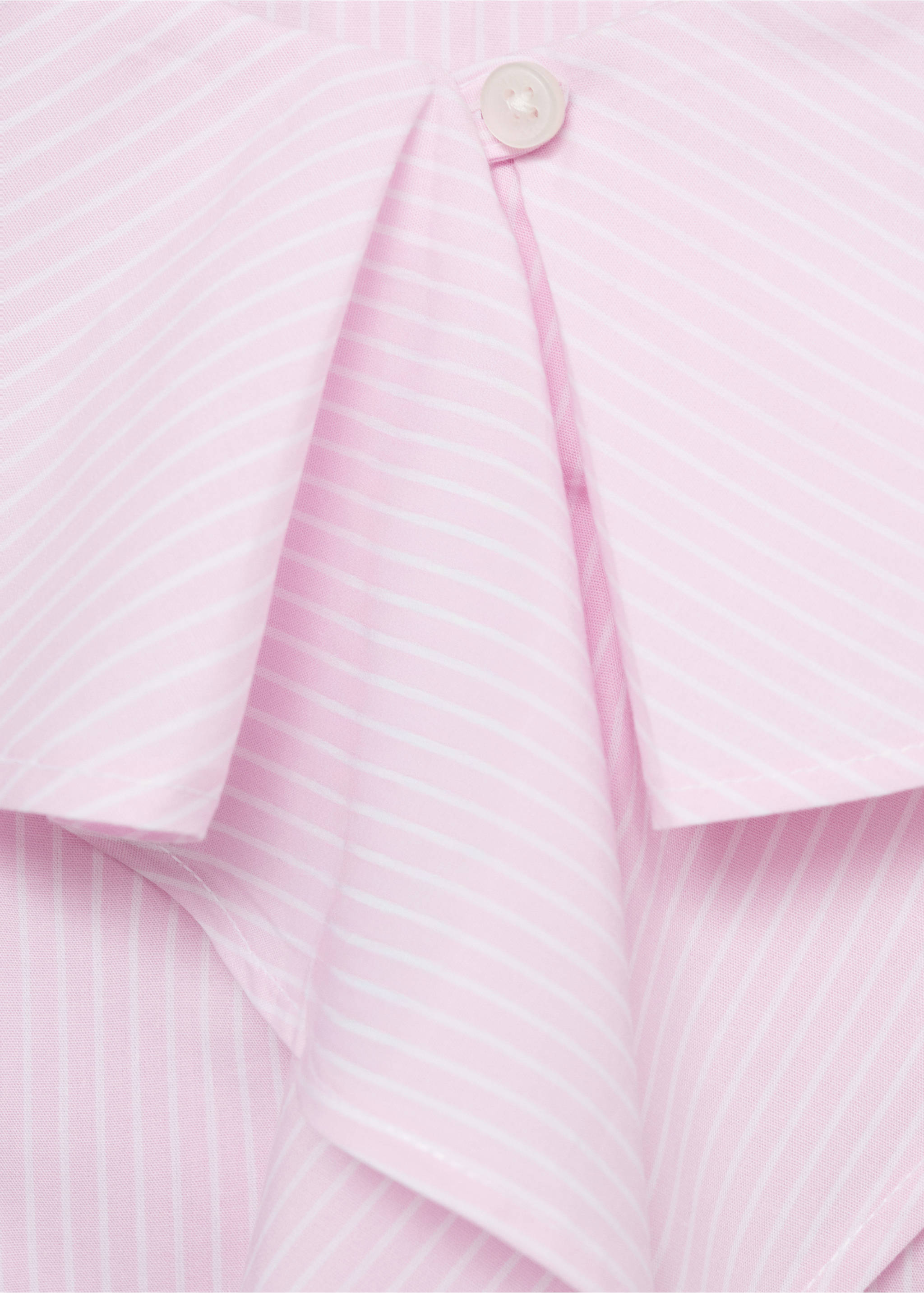 Shirt with ruffle detail - Details of the article 0, Pink. Ref: 17021516-00.