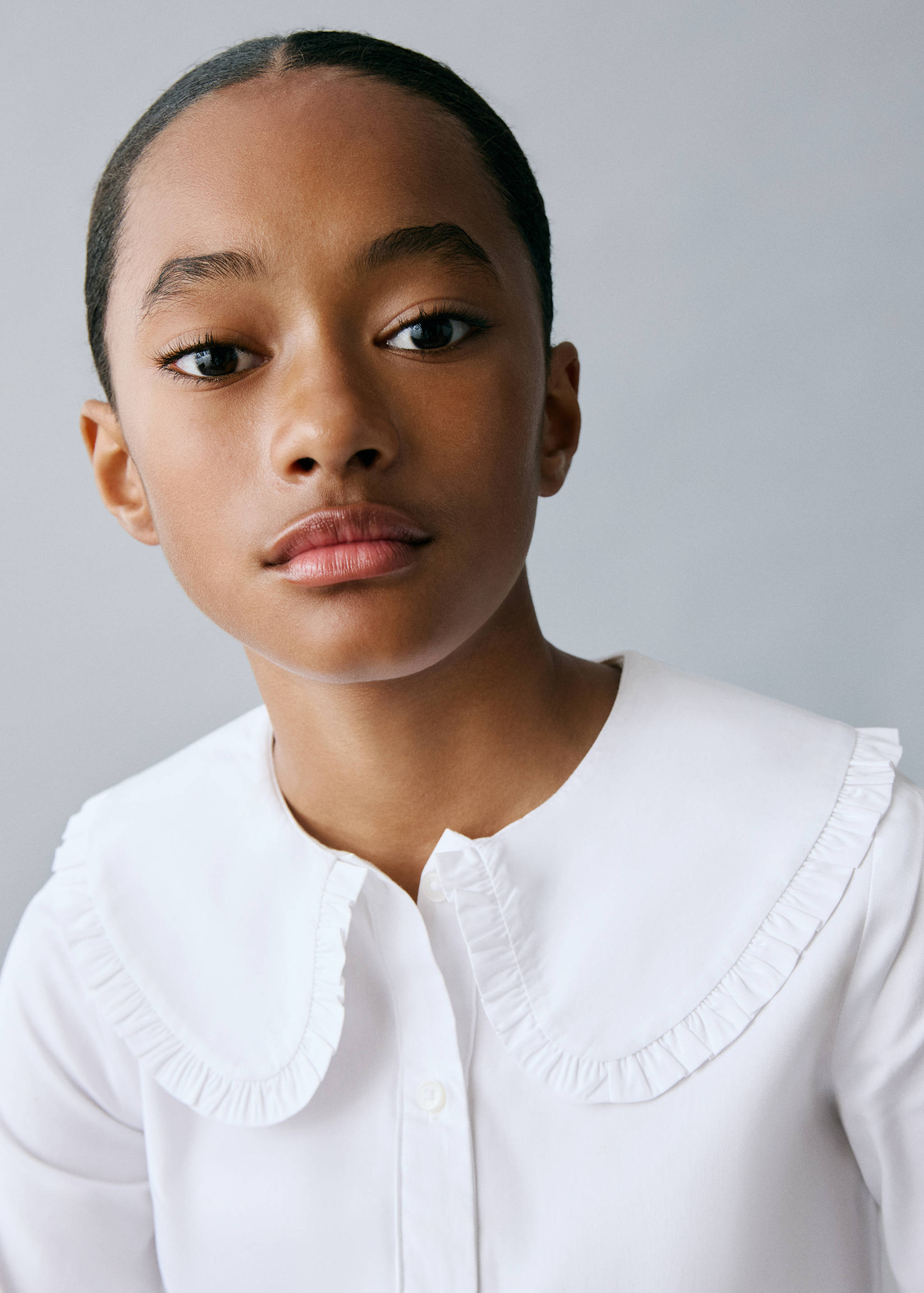 Double baby-collar shirt - Details of the article 1