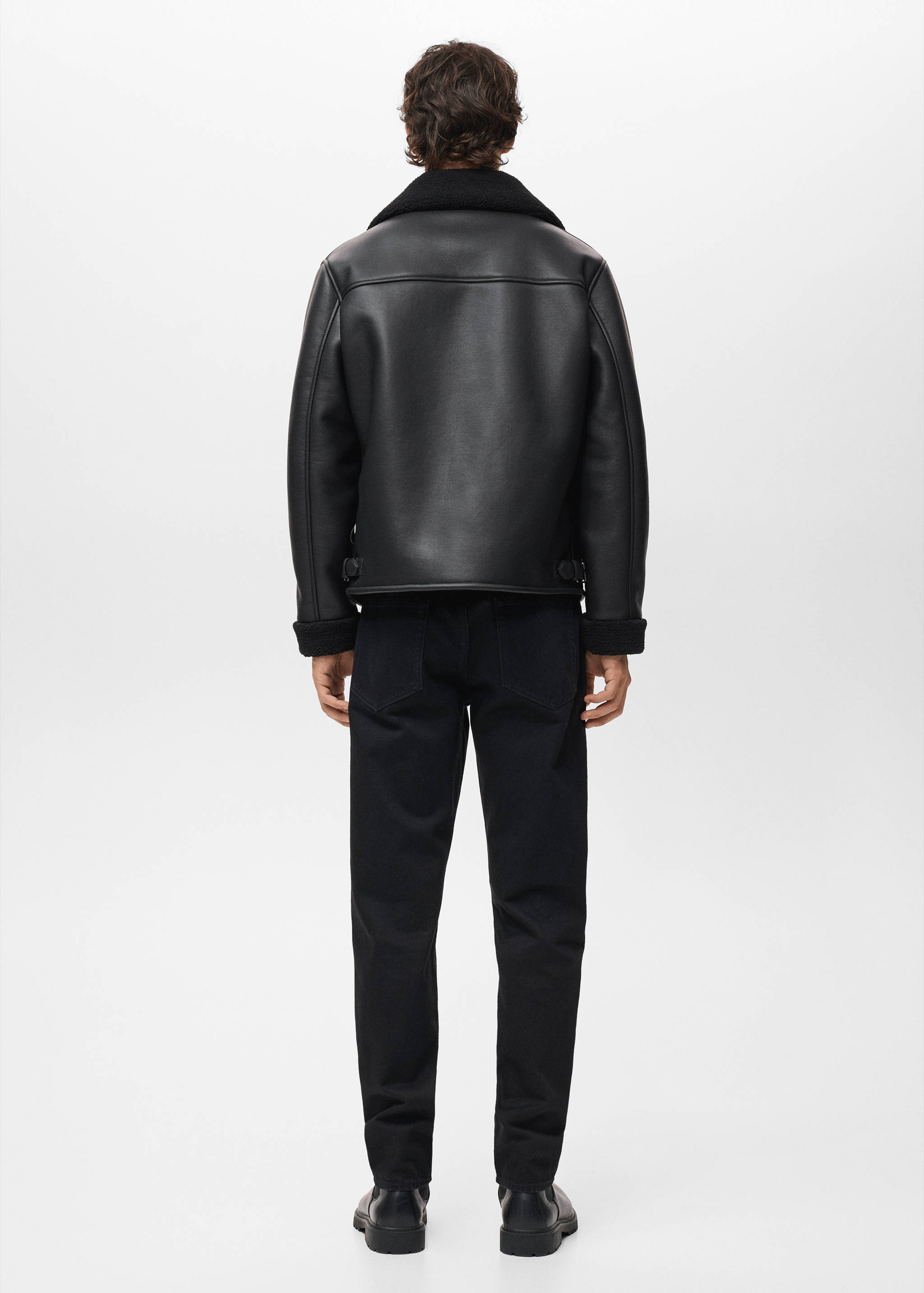 Blouson double face moutonné - Verso de l’article