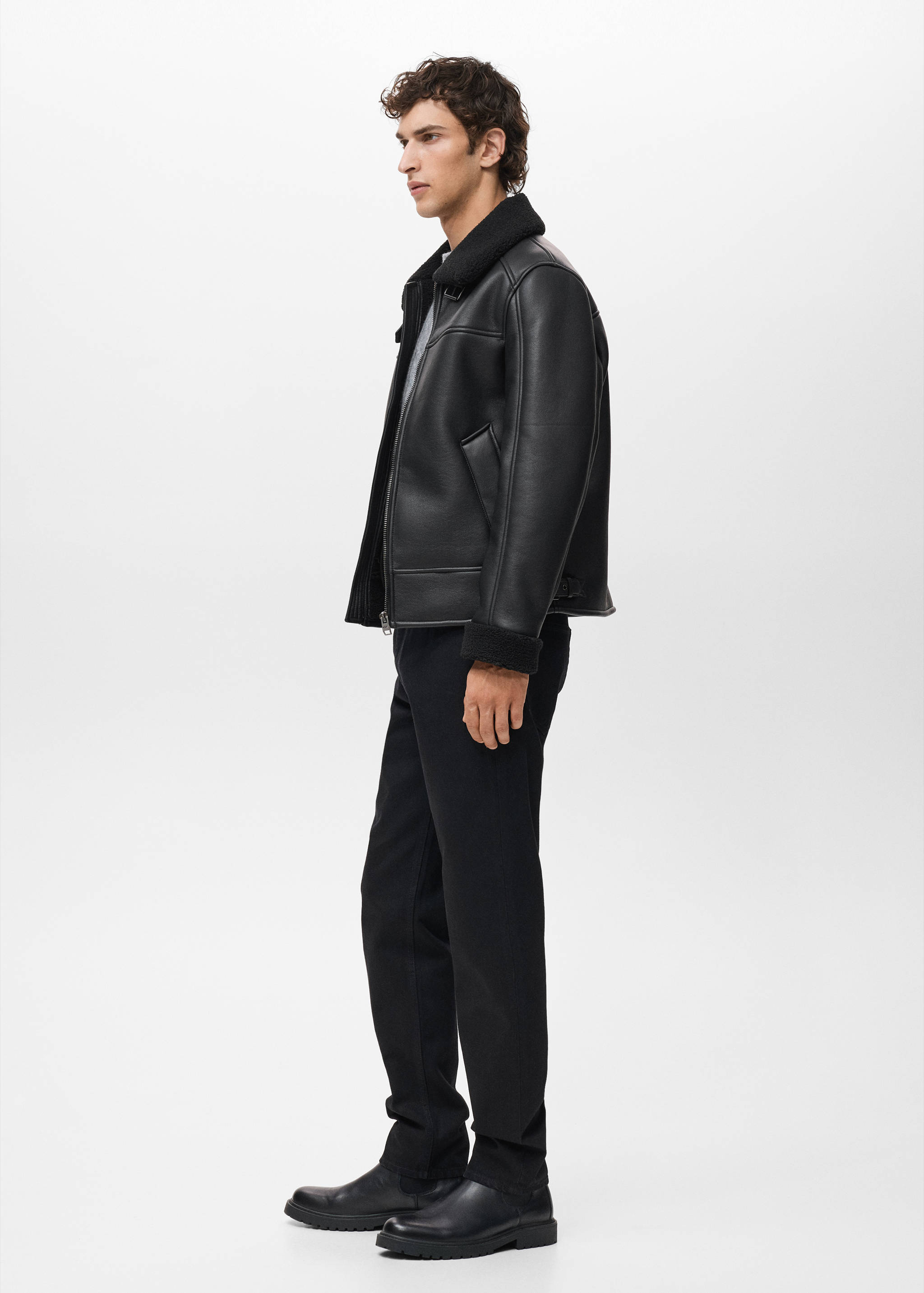 Blouson double face moutonné - Détail de l'article 2