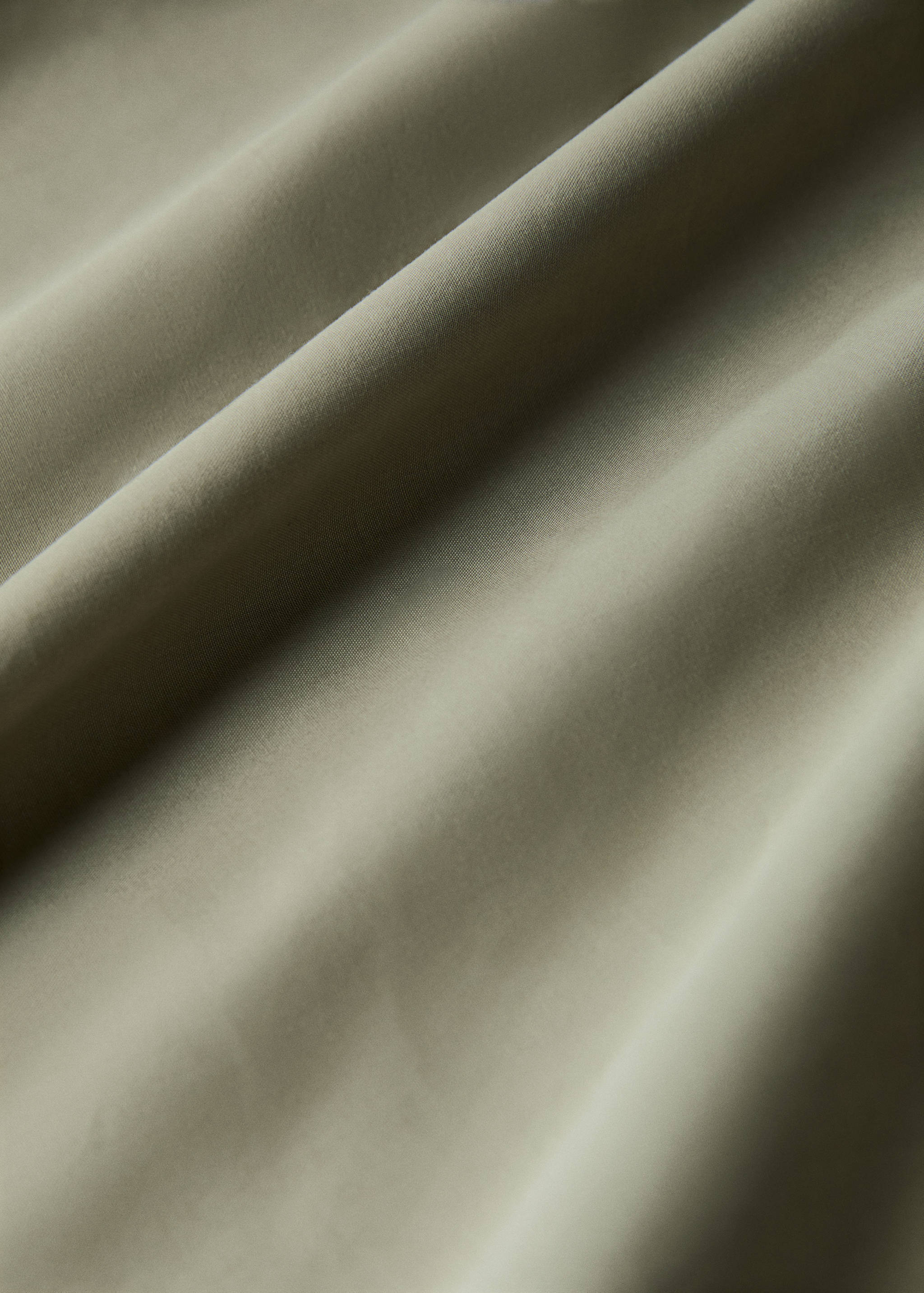 200-thread count percale cotton duvet cover with contrasting overlock for 150/160 cm bed - Details of the article 1