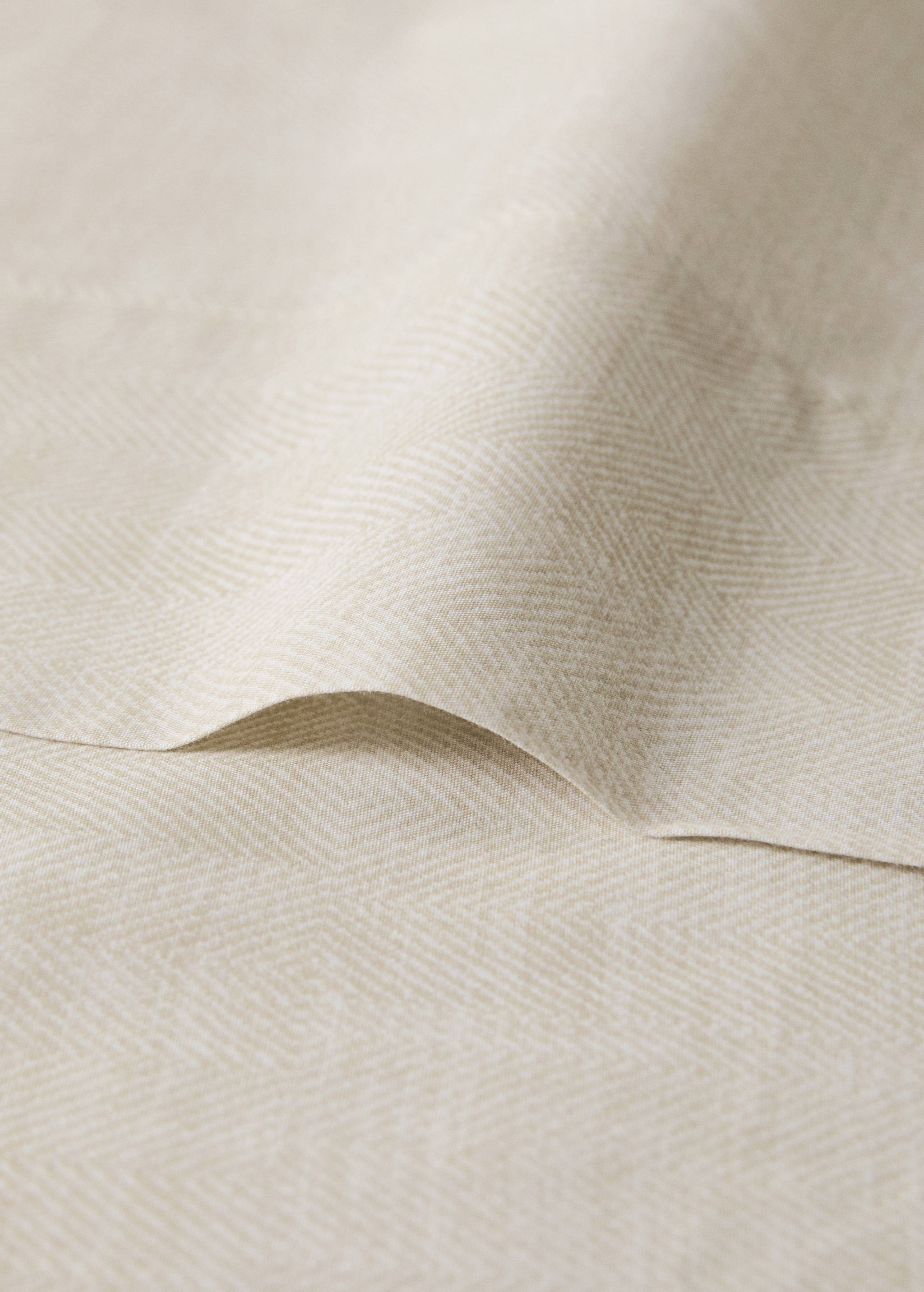 200-thread count percale cotton flat sheet for 150/160 cm bed - Details of the article 1