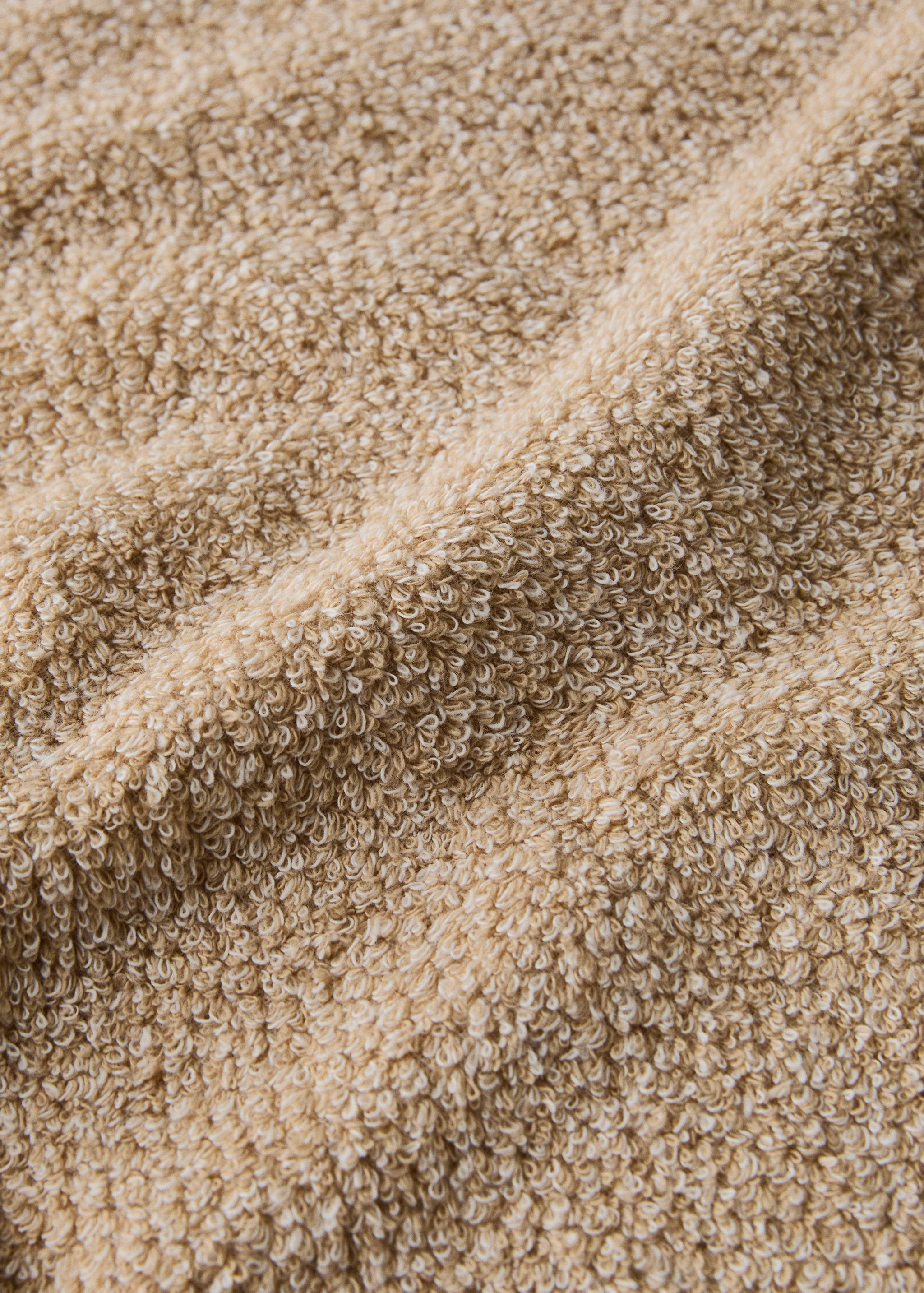 Cotton-blend two-tone bath towel - Details of the article 1