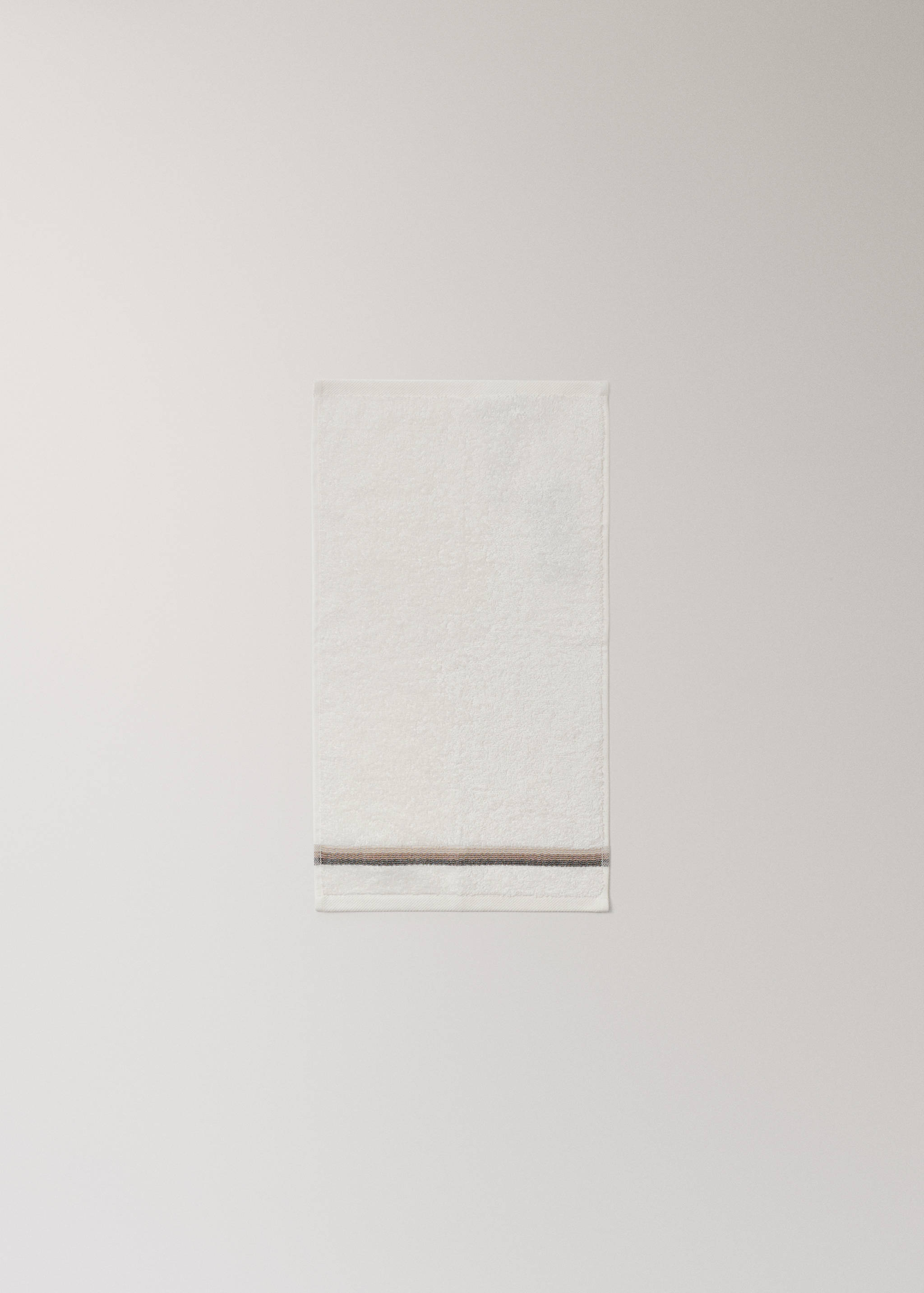 Hand towel with striped trim - Details of the article 3