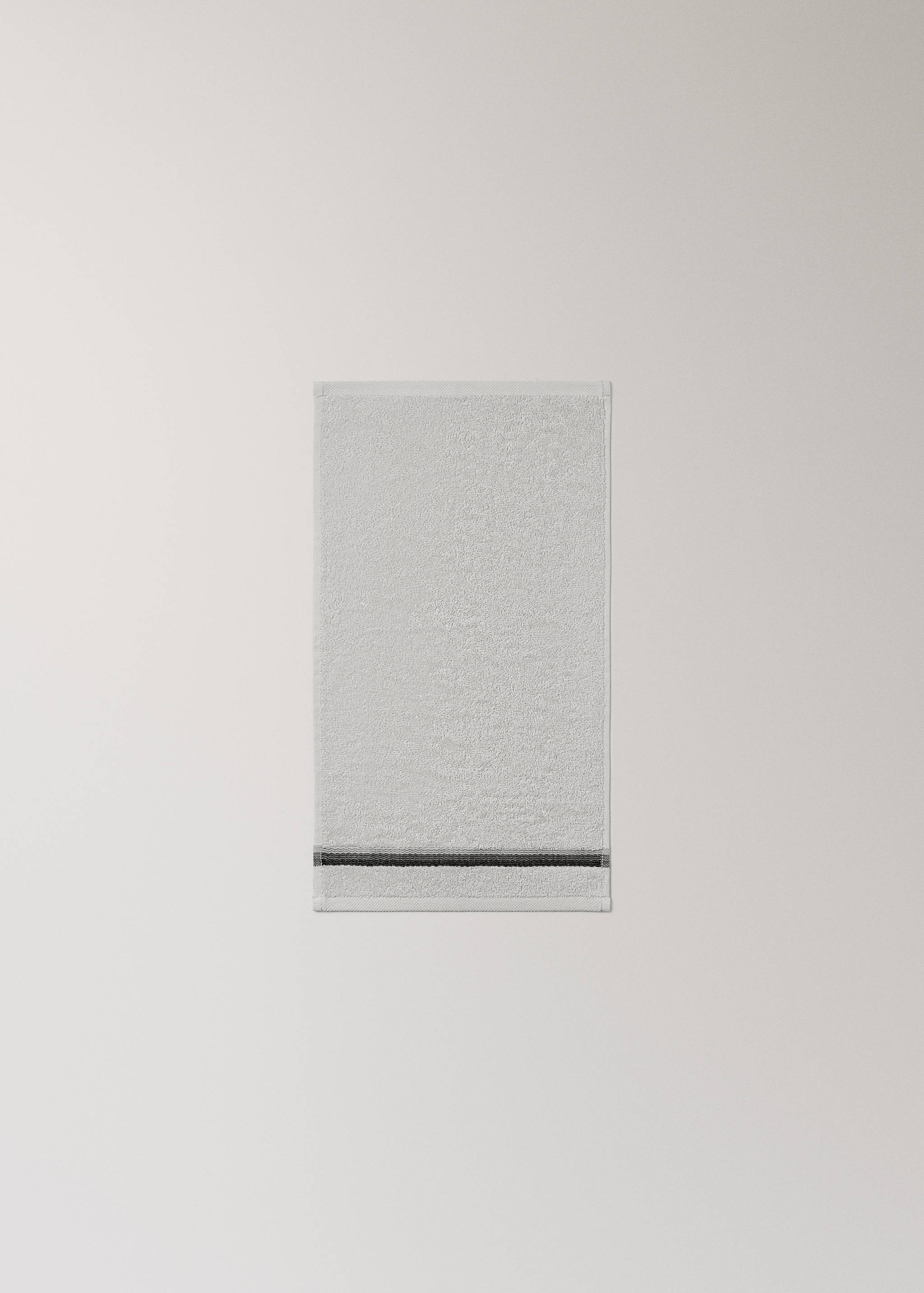 Hand towel with striped trim - Details of the article 3