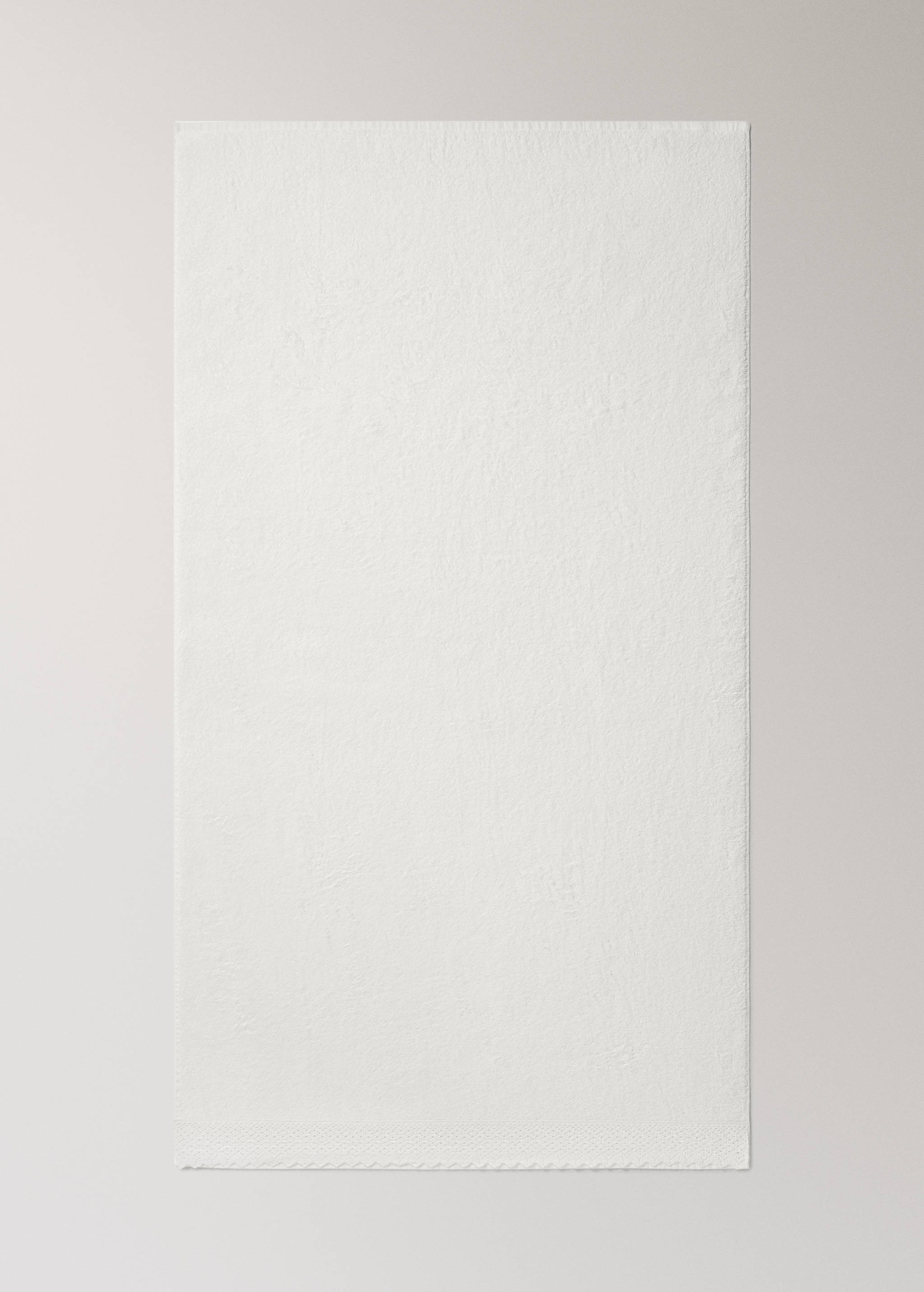 100% cotton bath towel with lace trim - Details of the article 3