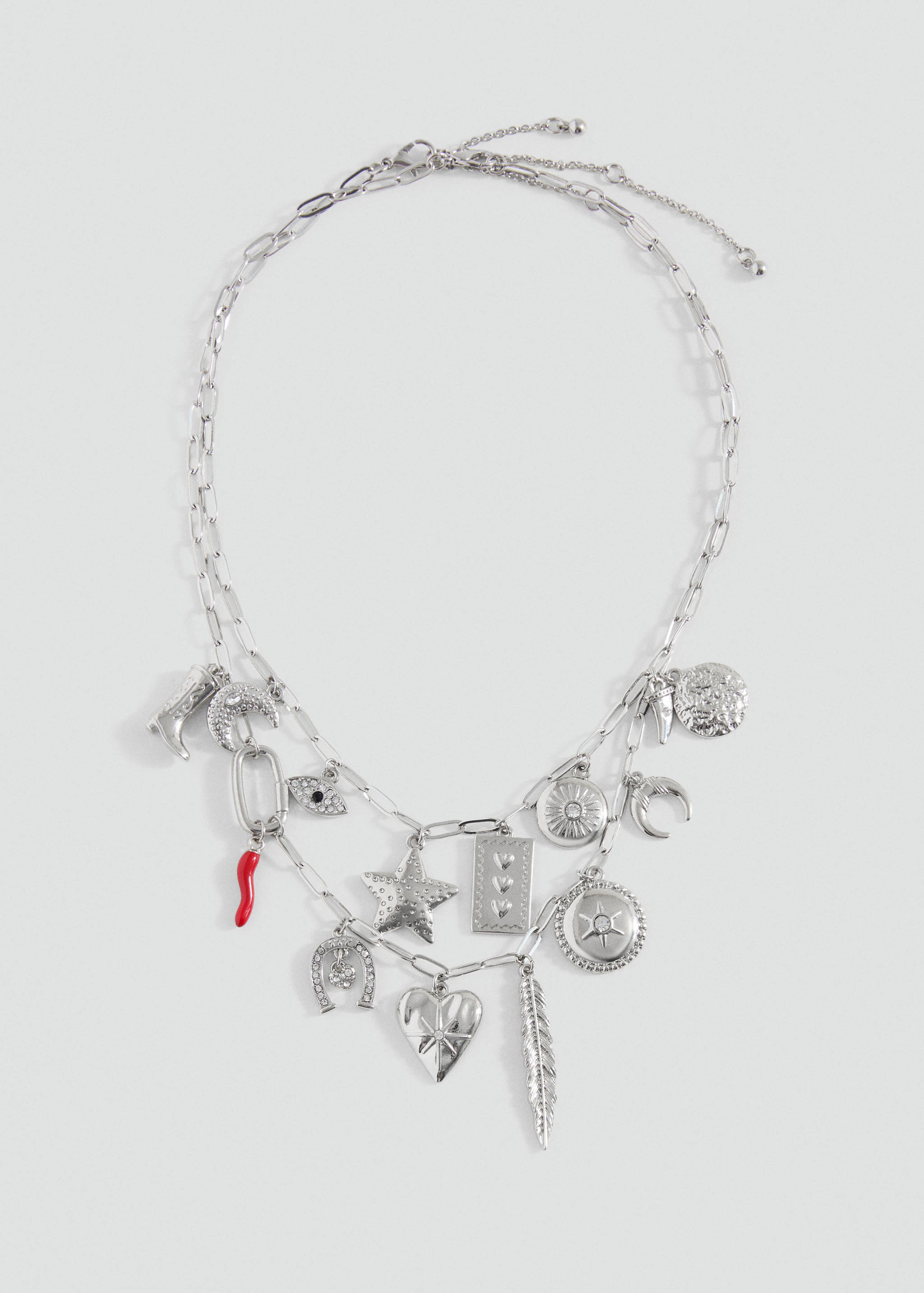 Collier pendentifs perles - Article sans modèle