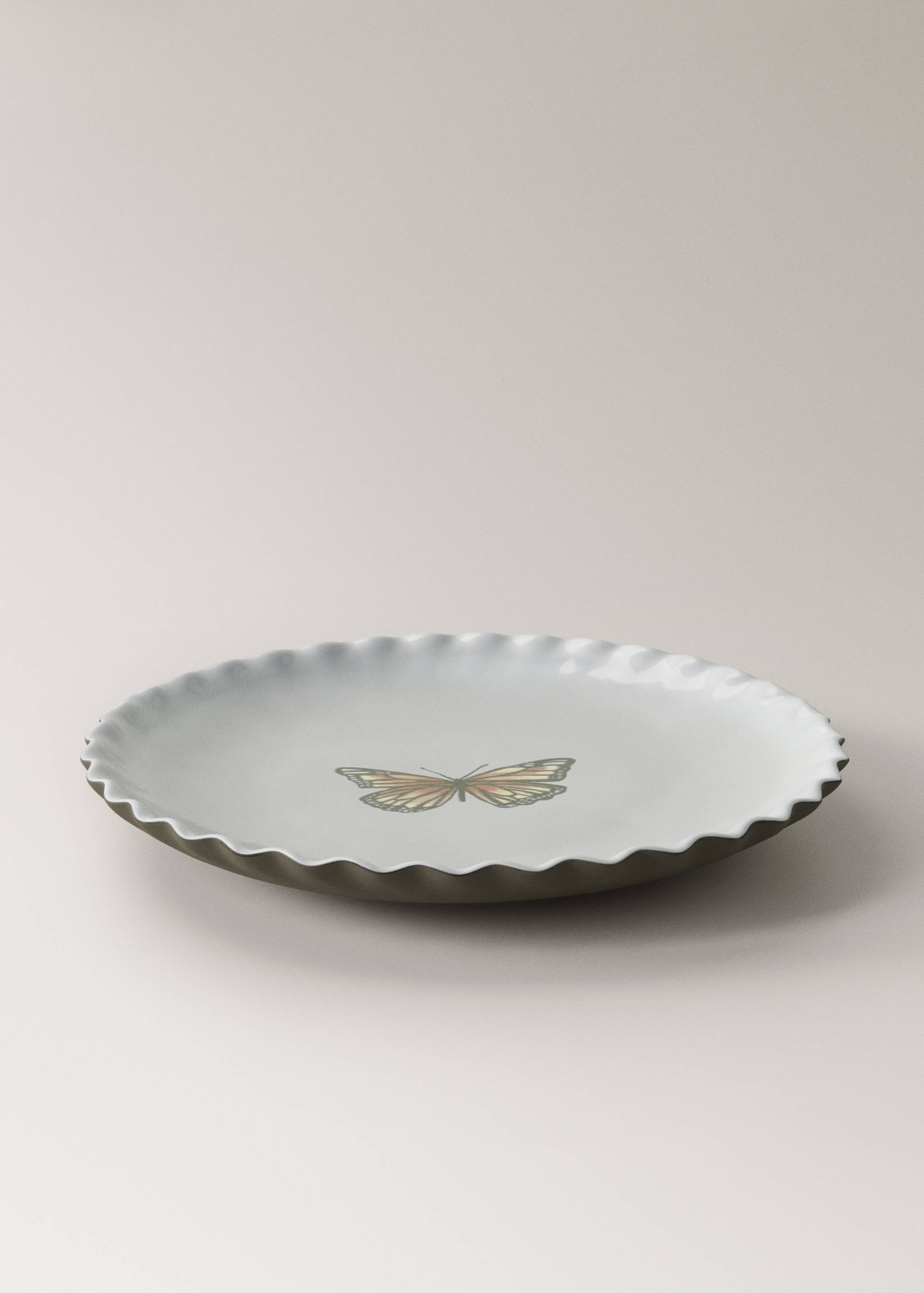 Stoneware dessert plate with pattern - Details of the article 2